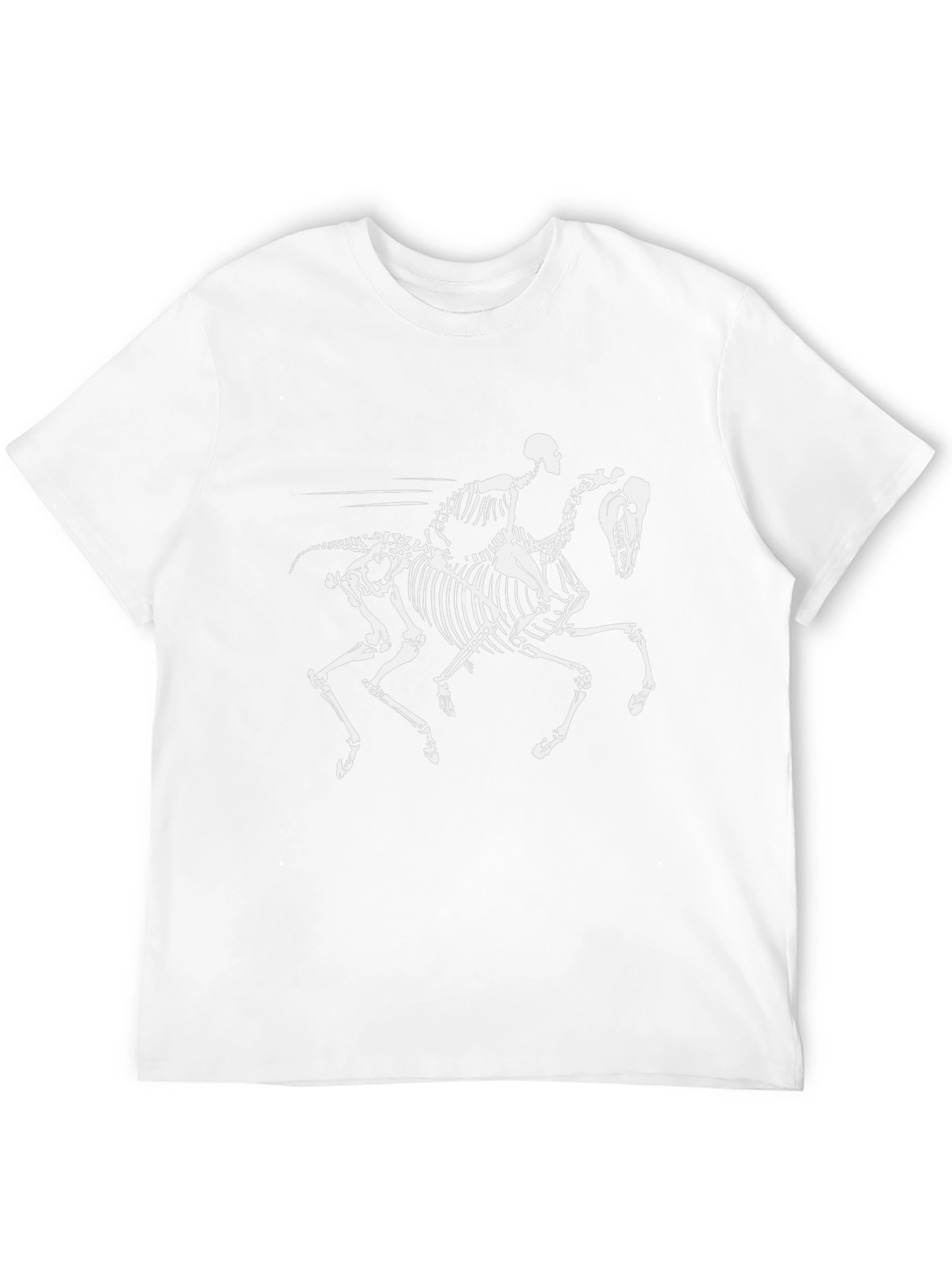 Skeleton Rider T-Shirt - Black Graphic Tee