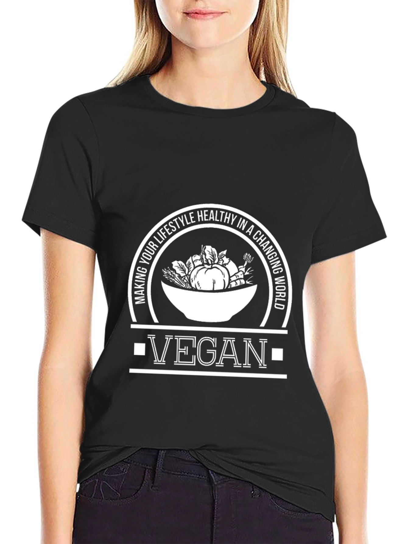 Vegan Lifestyle T-Shirt - Healthy World