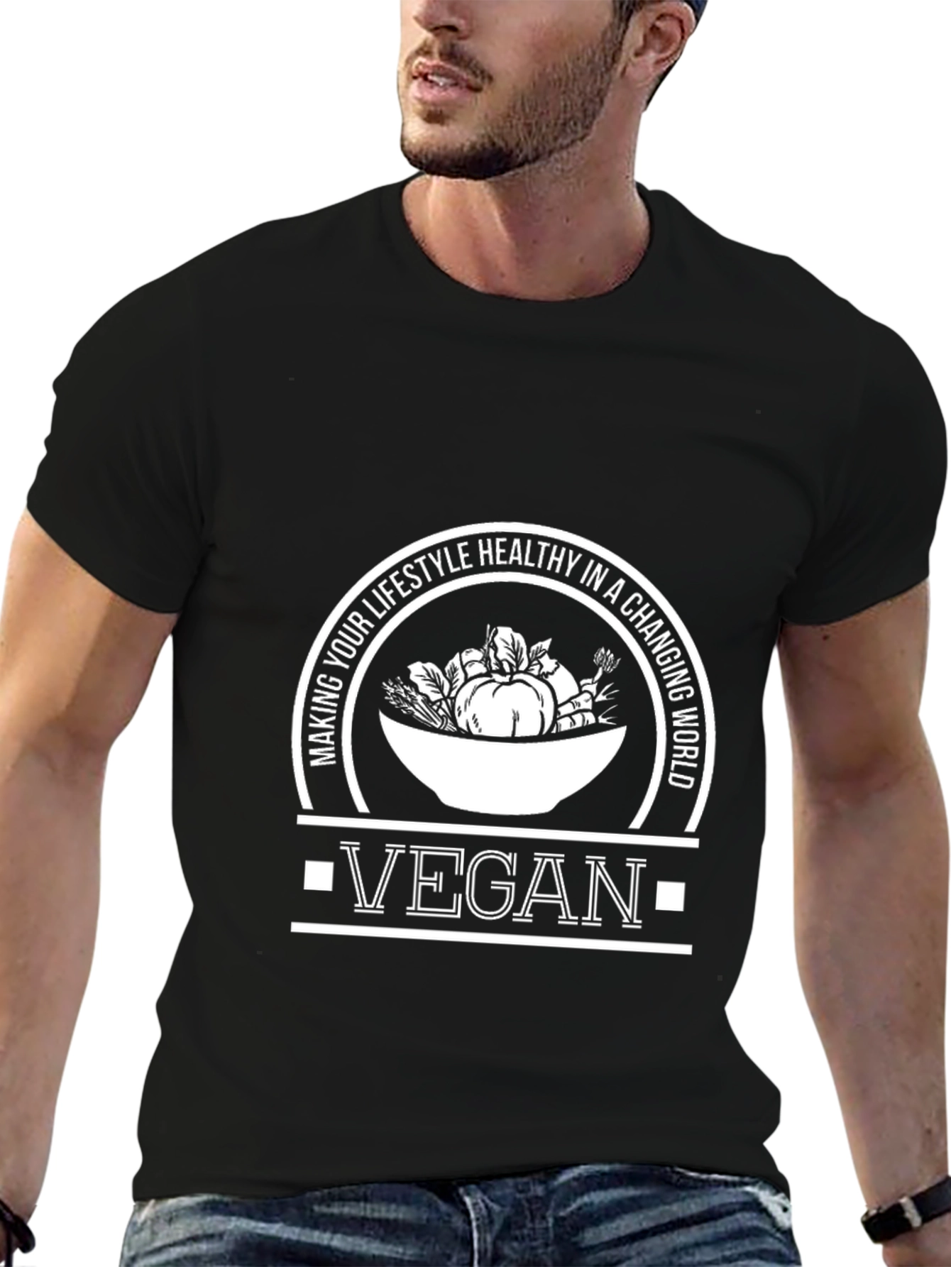 Vegan Lifestyle T-Shirt - Healthy World
