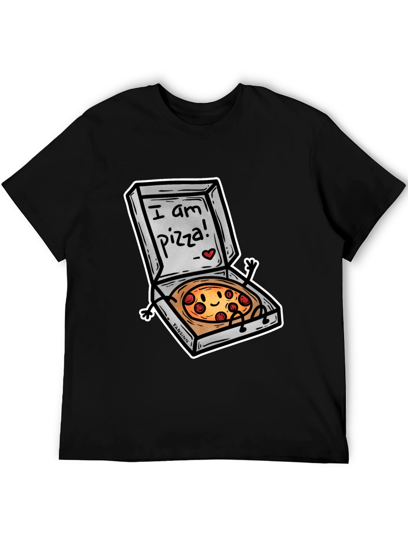 I am Pizza T-Shirt Funny Foodie Tee