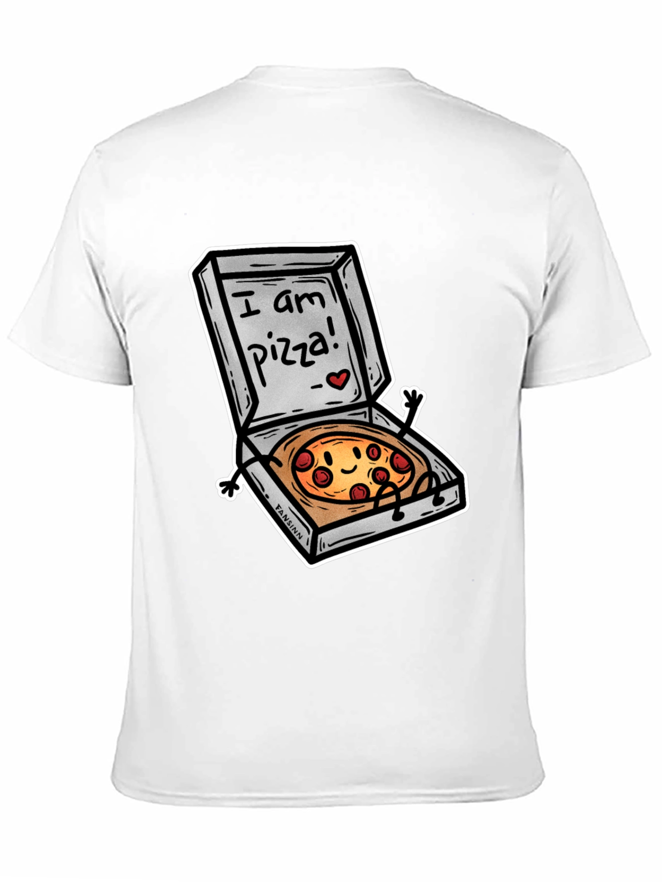 I am Pizza T-Shirt Funny Foodie Tee