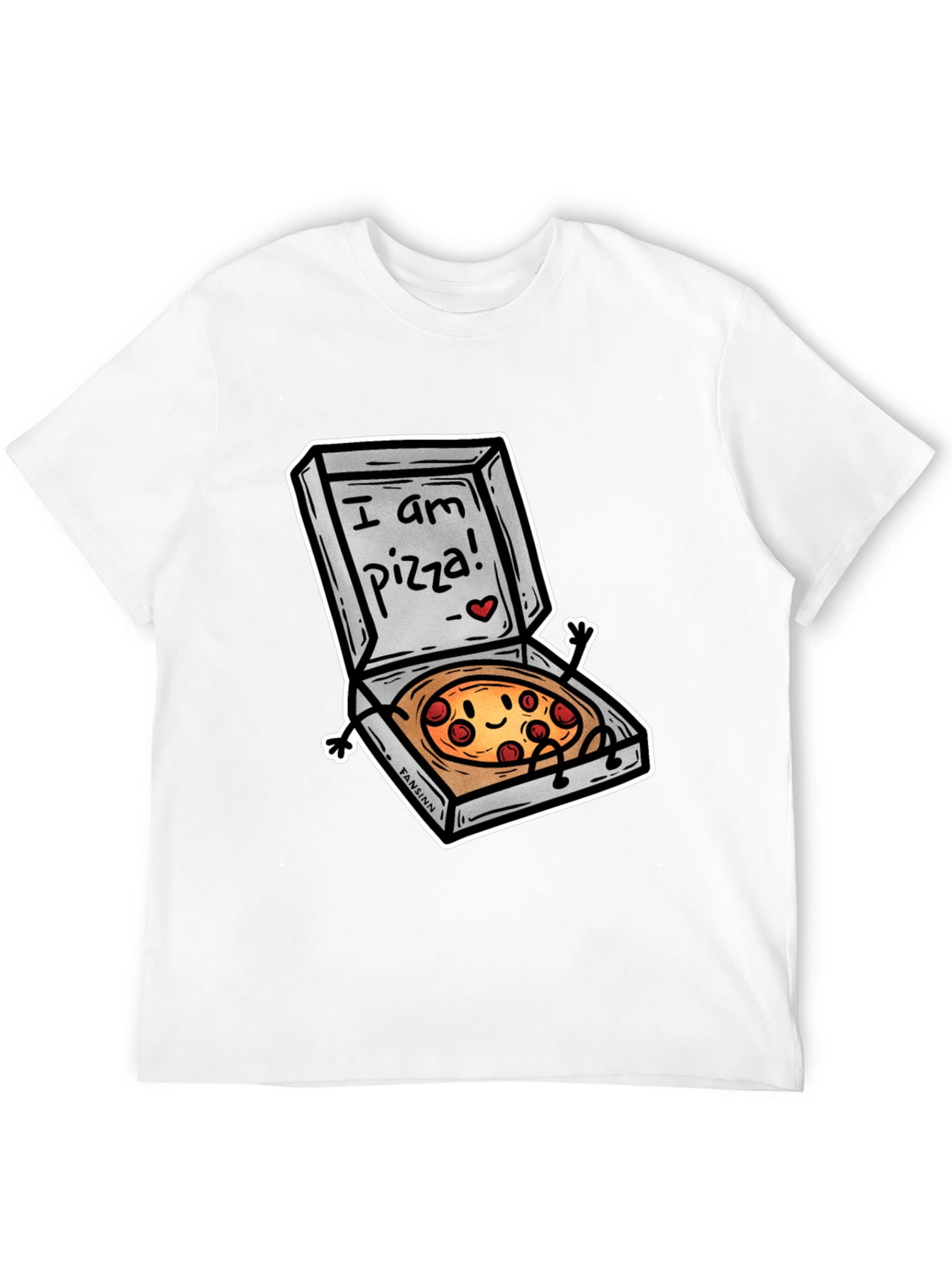 I am Pizza T-Shirt Funny Foodie Tee
