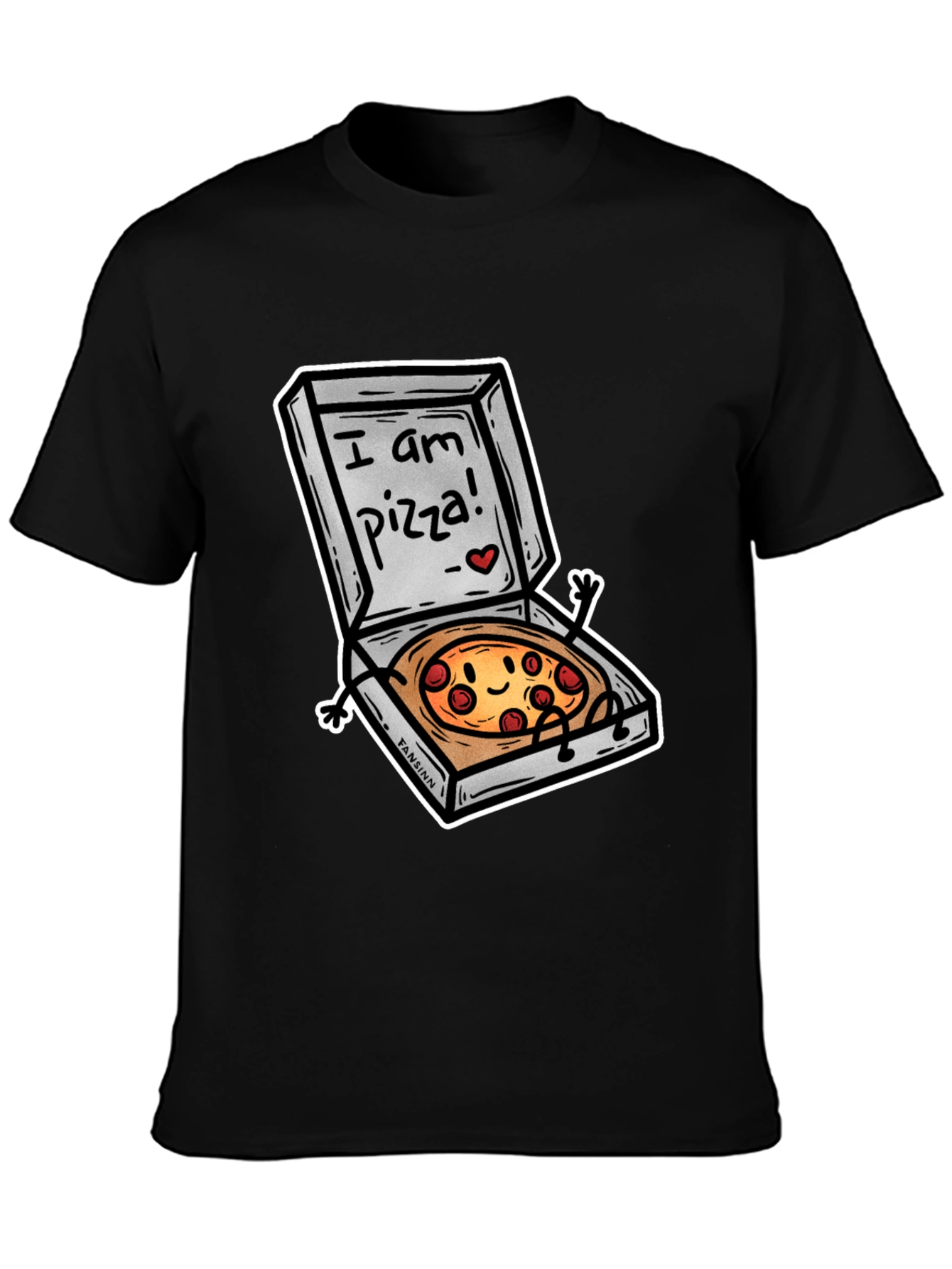 I am Pizza T-Shirt Funny Foodie Tee