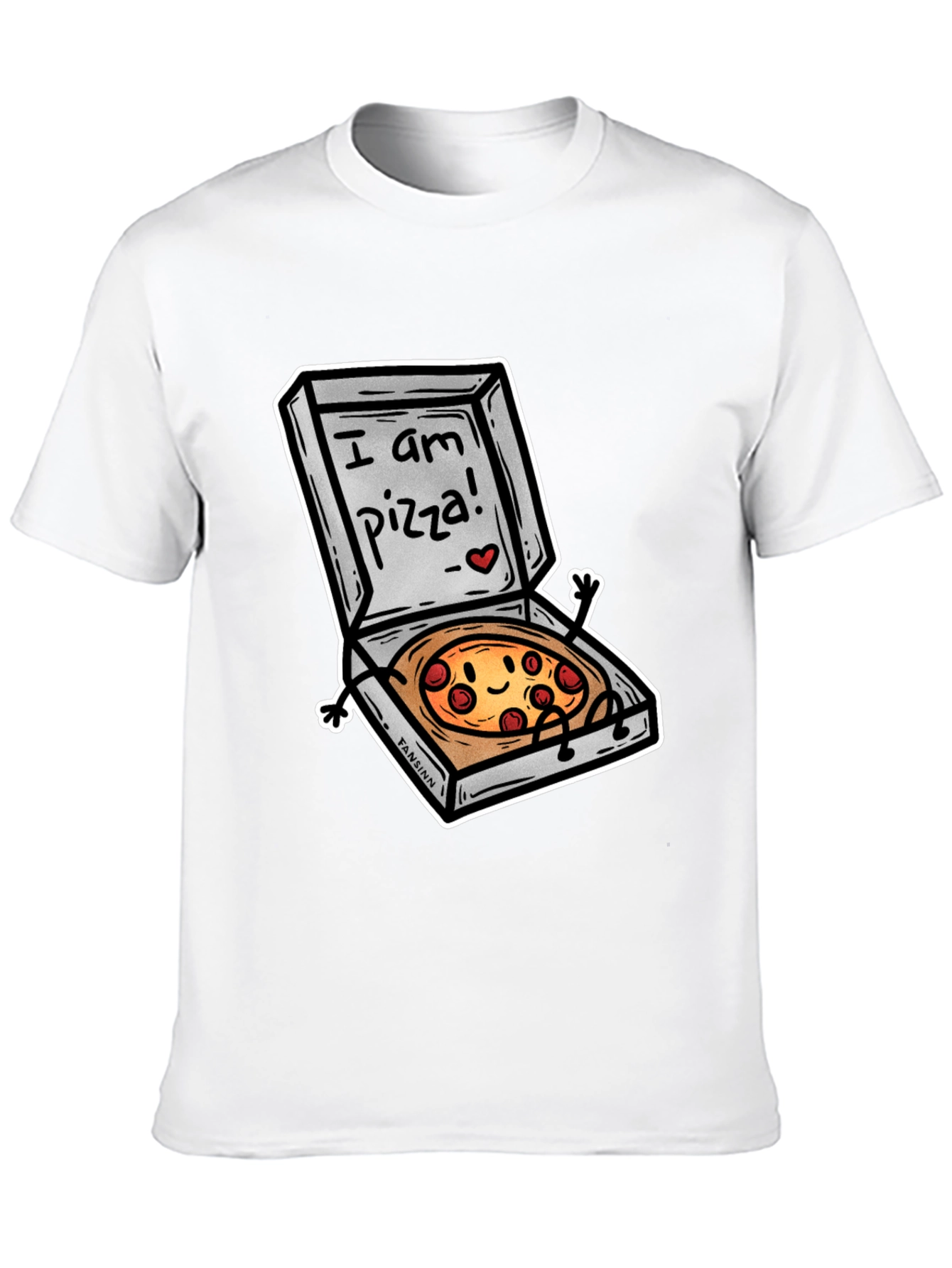 I am Pizza T-Shirt Funny Foodie Tee