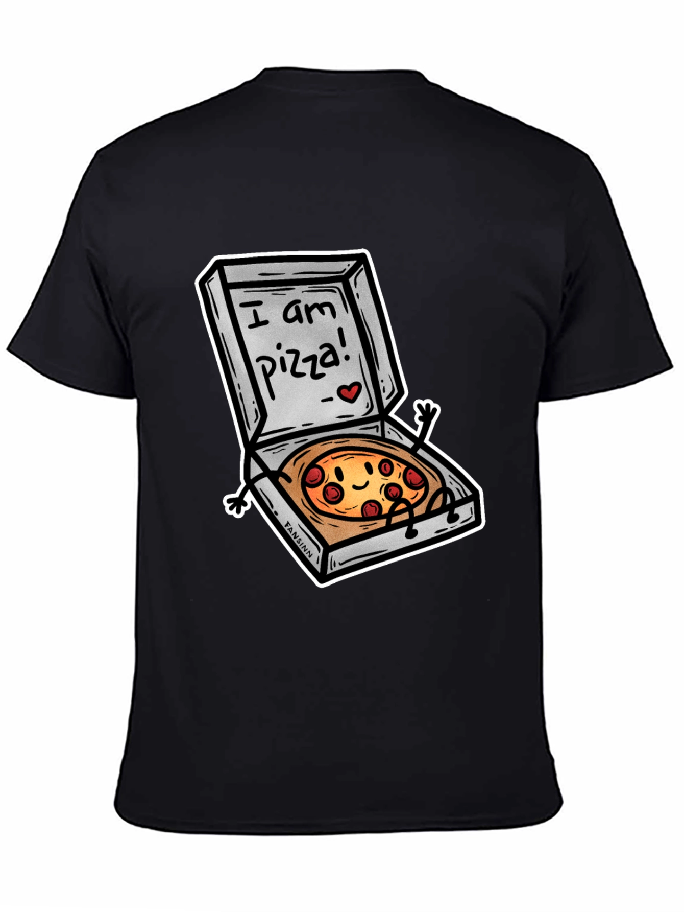 I am Pizza T-Shirt Funny Foodie Tee