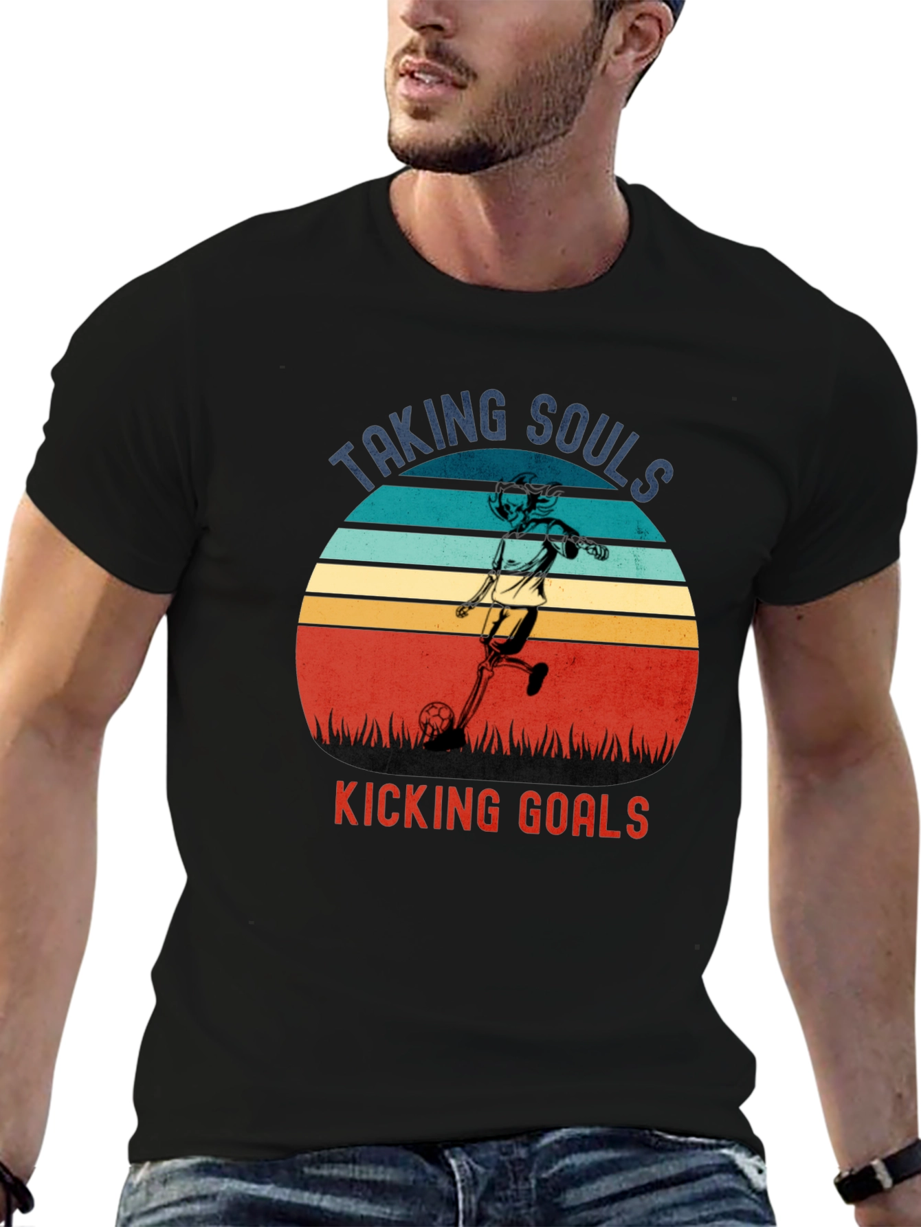 Taking Souls Kicking Goals Graphic Tee