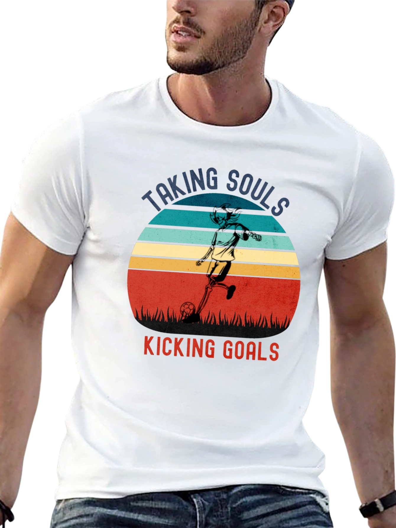 Taking Souls Kicking Goals Graphic Tee
