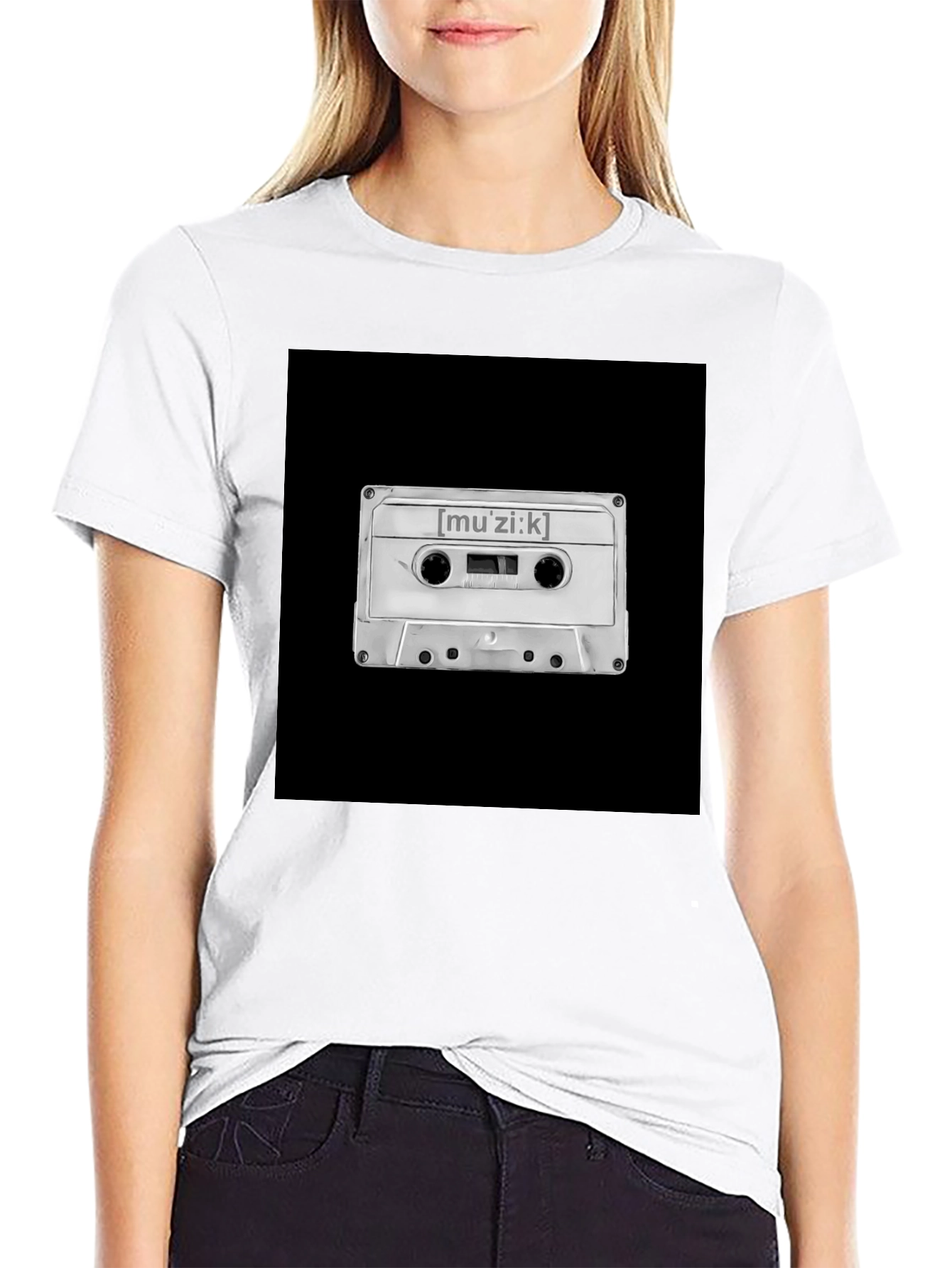 Retro Muzi:k Cassette Graphic T-Shirt