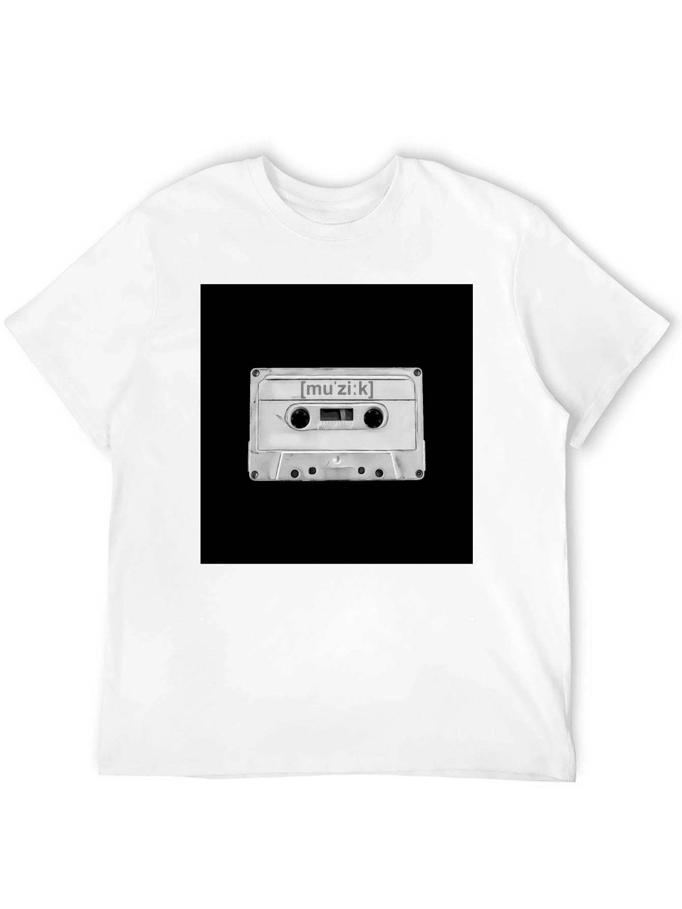 Retro Muzi:k Cassette Graphic T-Shirt