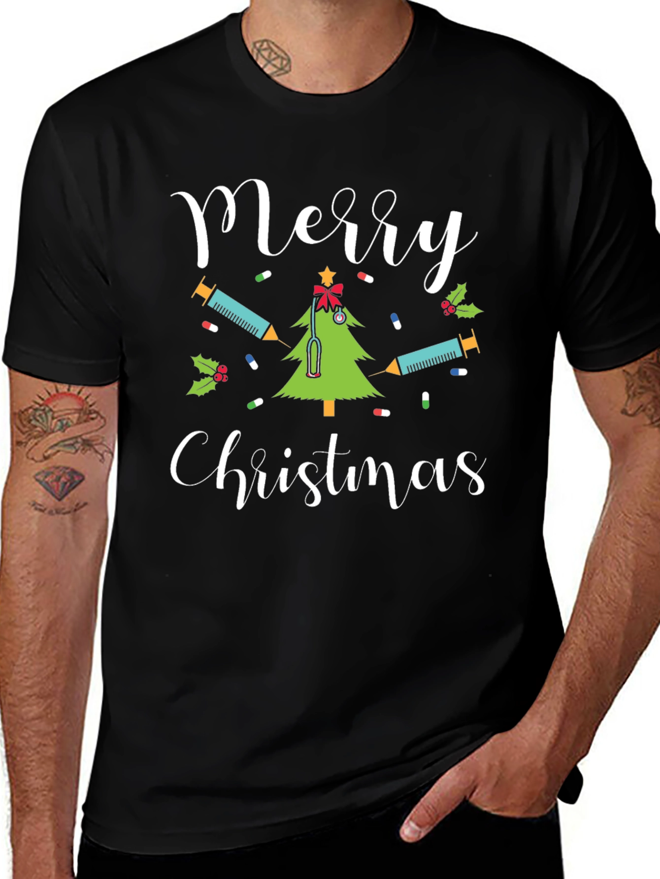 Nurse Merry Christmas T-Shirt