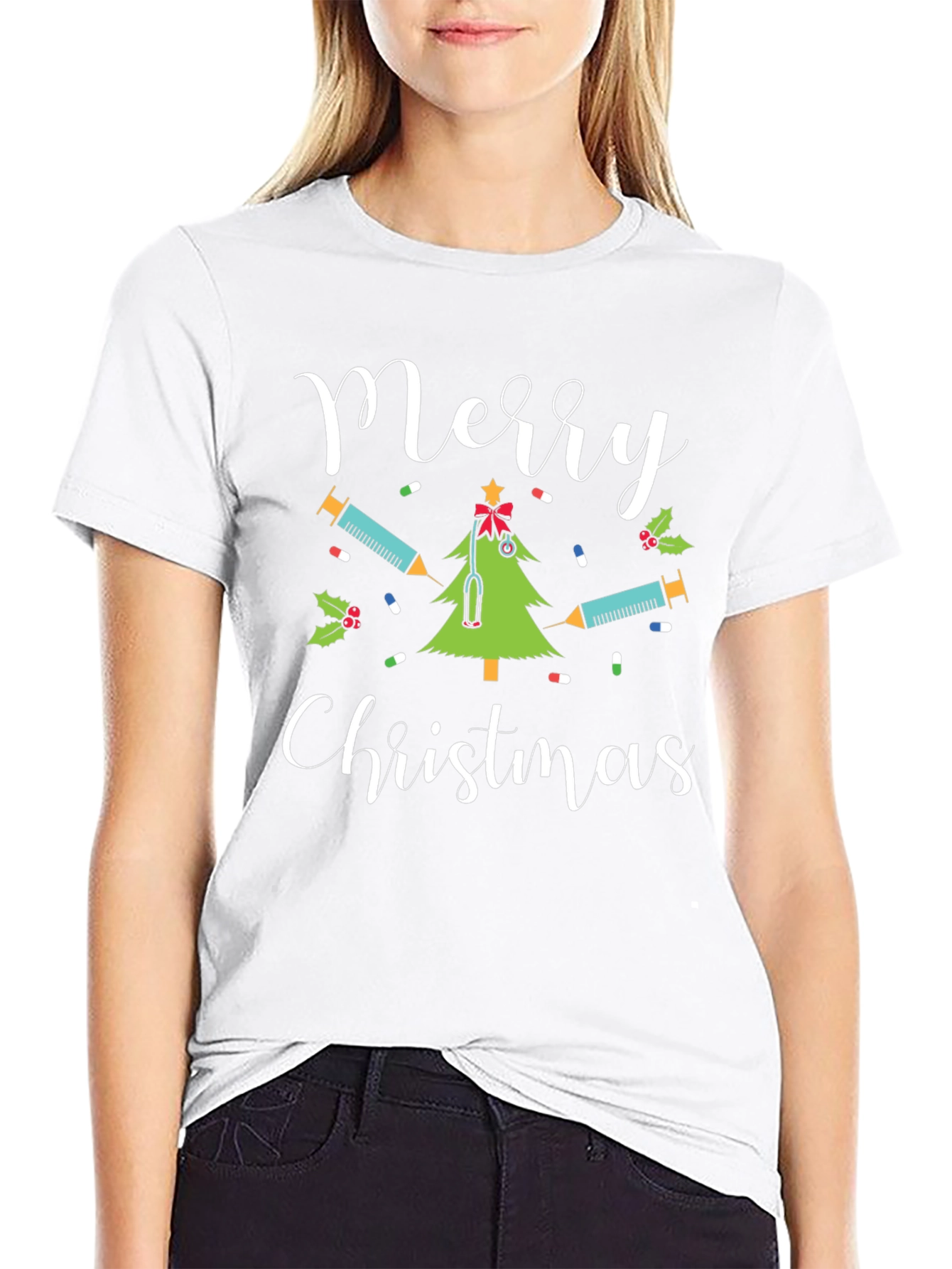 Nurse Merry Christmas T-Shirt