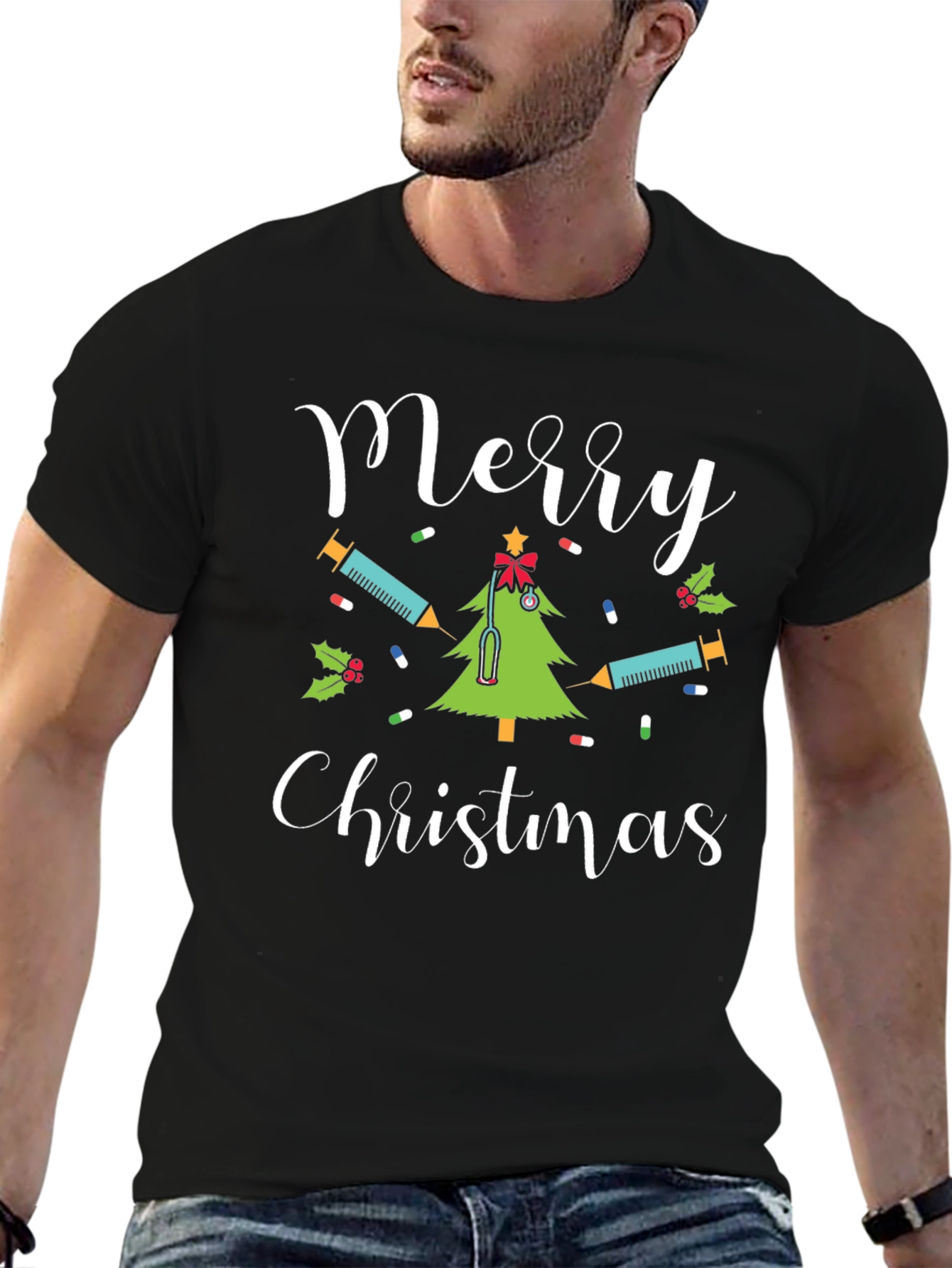 Nurse Merry Christmas T-Shirt