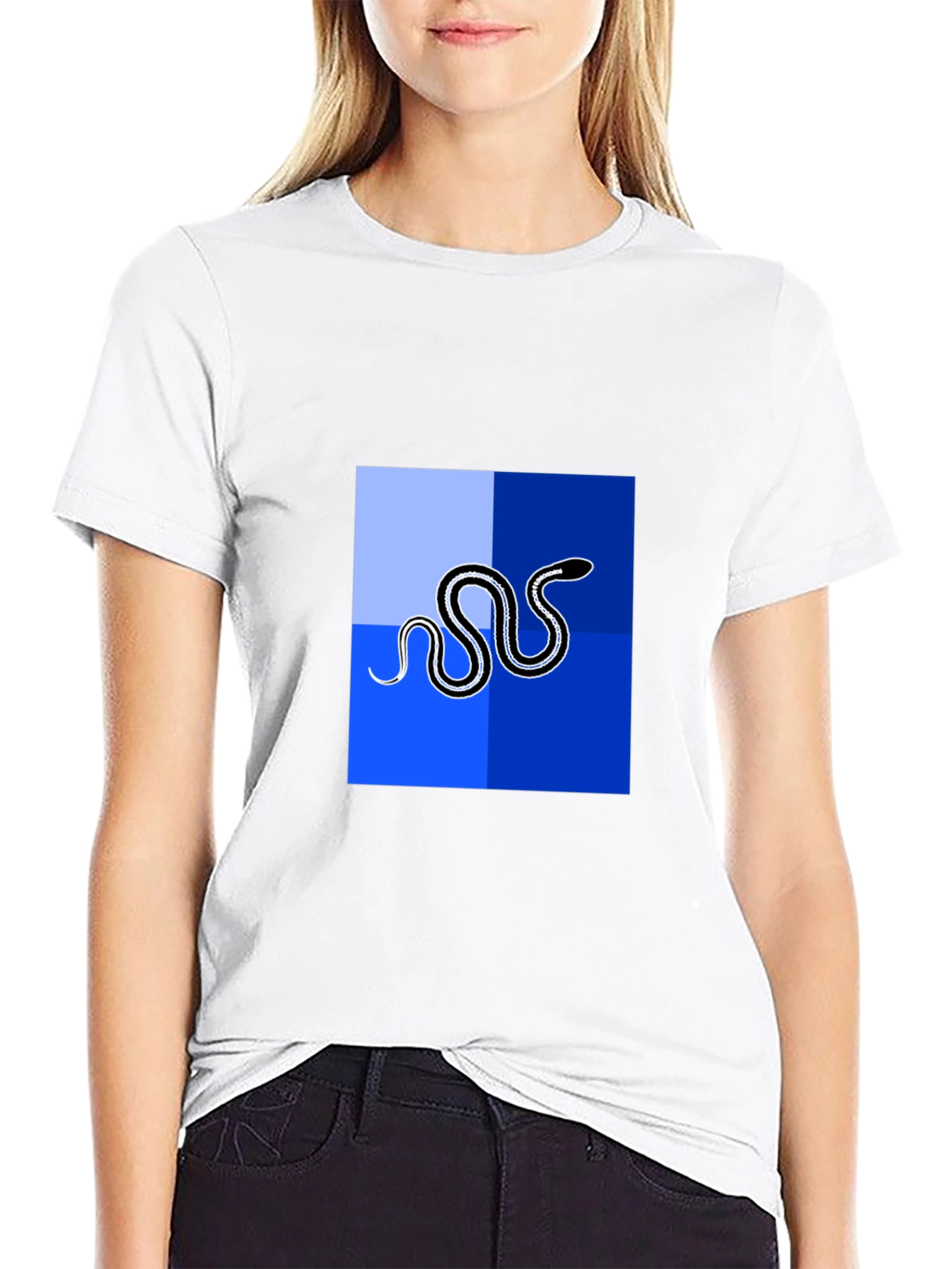 Cool Snake Graphic Tee - Modern Design