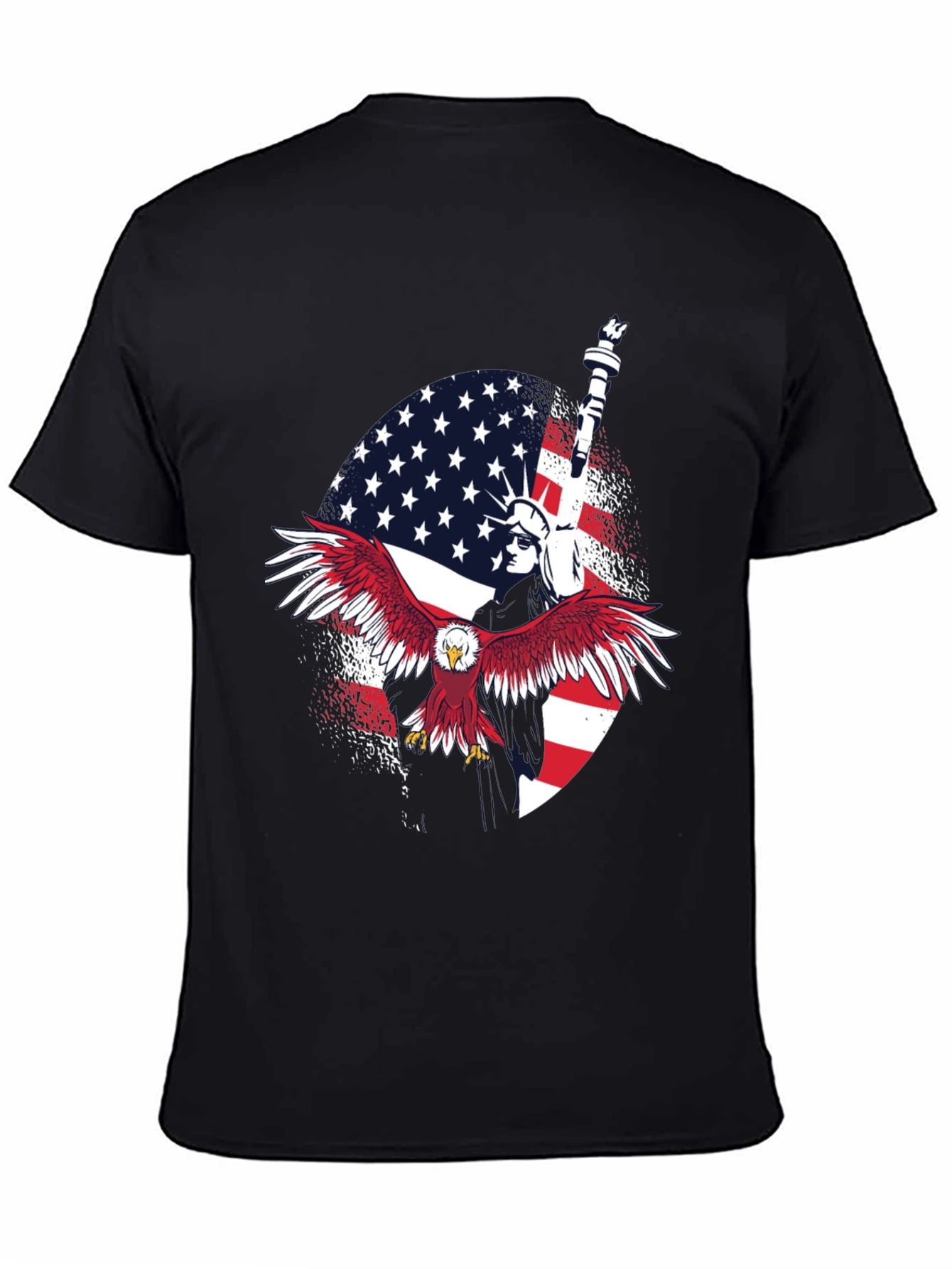 Patriotic Eagle & Liberty Graphic Tee