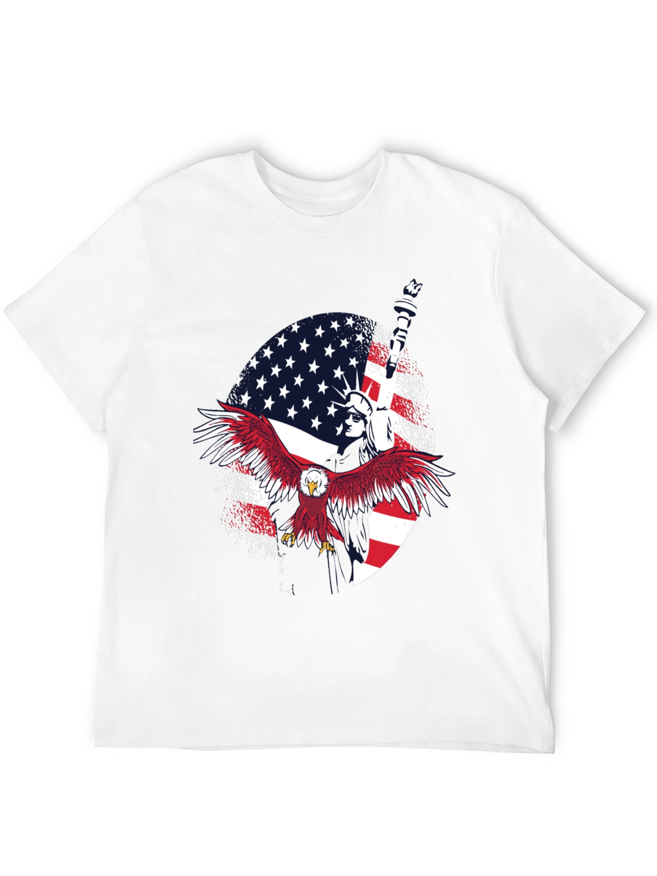 Patriotic Eagle & Liberty Graphic Tee