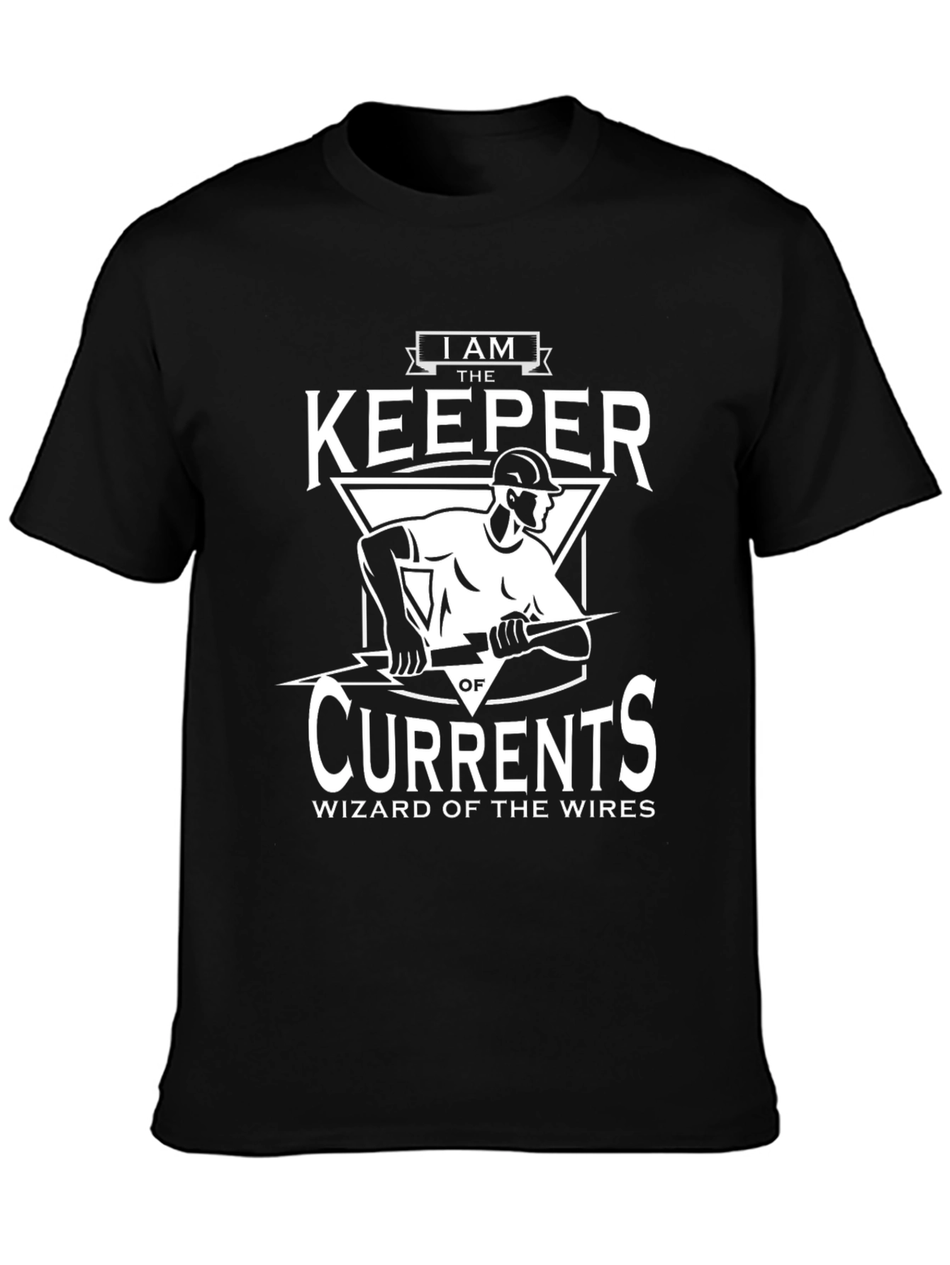 I Am The Keeper Of Currents Electrician T-Shirt