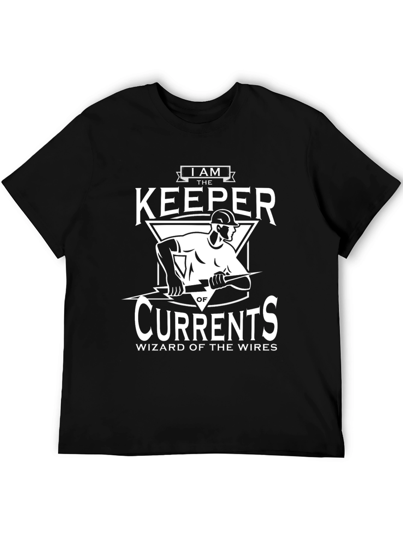 I Am The Keeper Of Currents Electrician T-Shirt