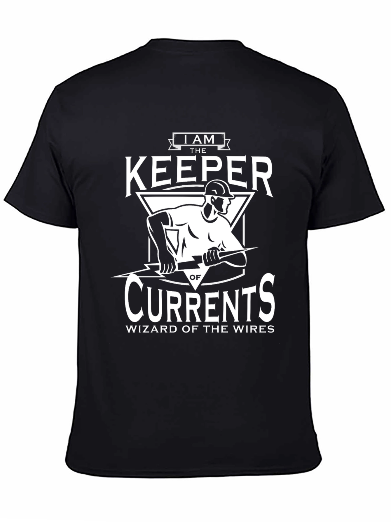 I Am The Keeper Of Currents Electrician T-Shirt