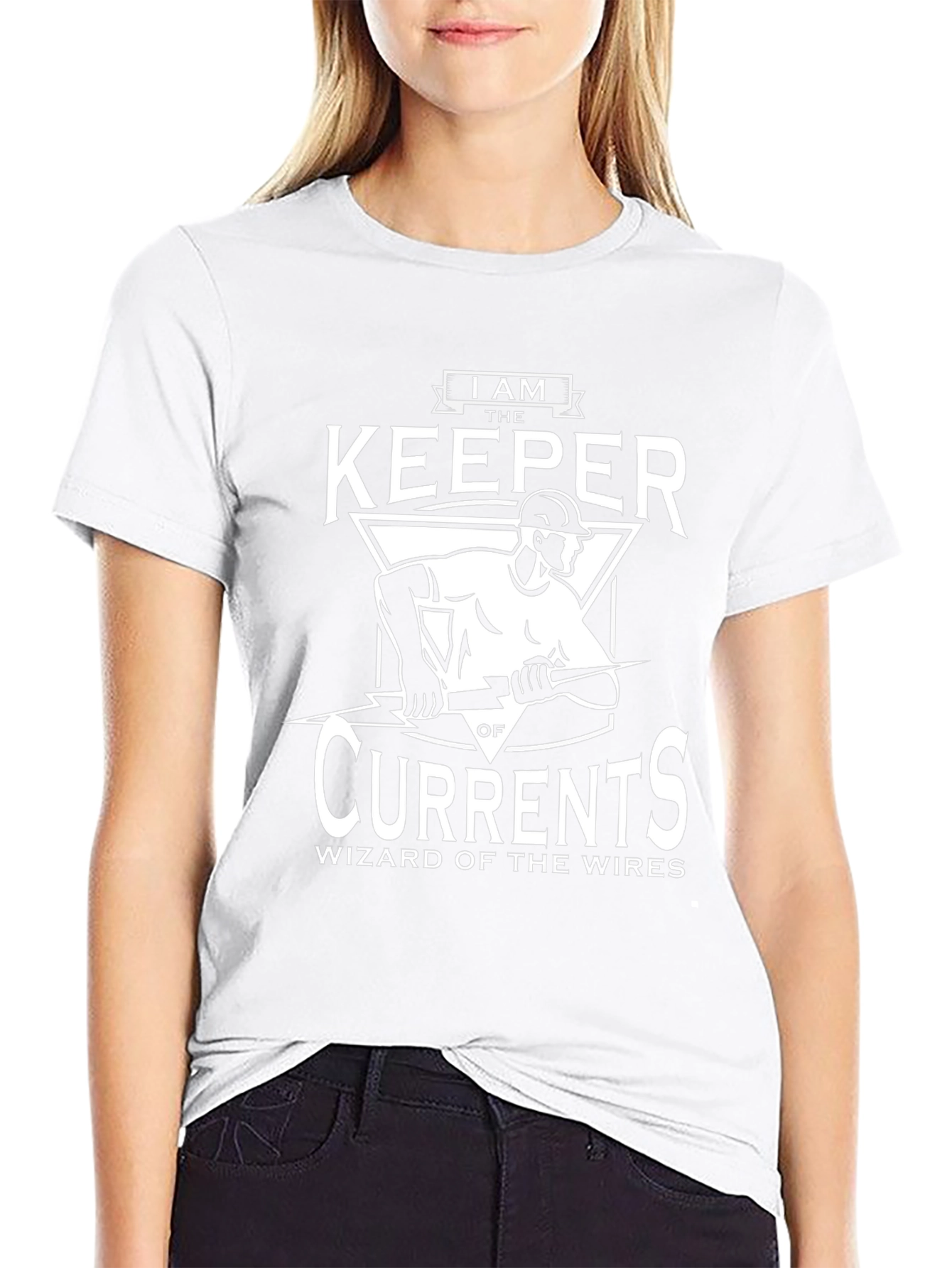 I Am The Keeper Of Currents Electrician T-Shirt
