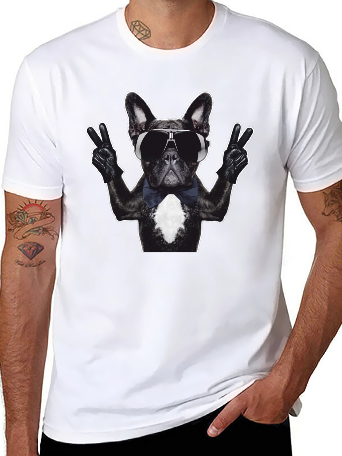 Cool Dog Graphic T-Shirt