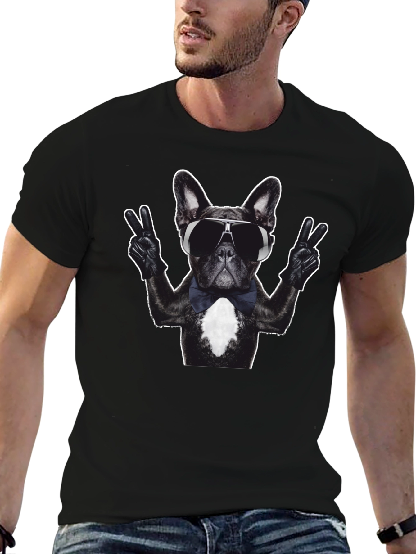 Cool Dog Graphic T-Shirt