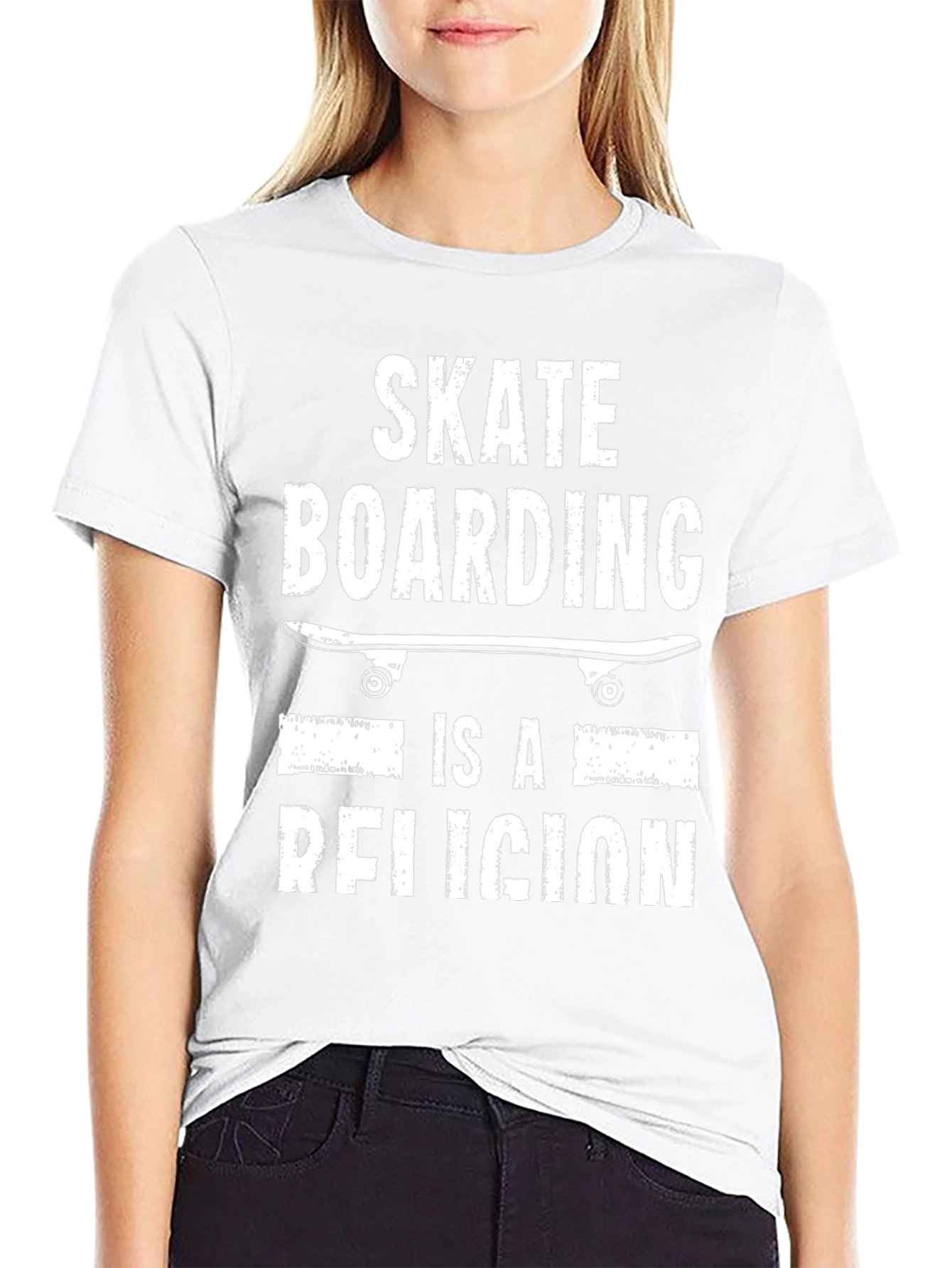 Skateboarding is a Religion Graphic Tee