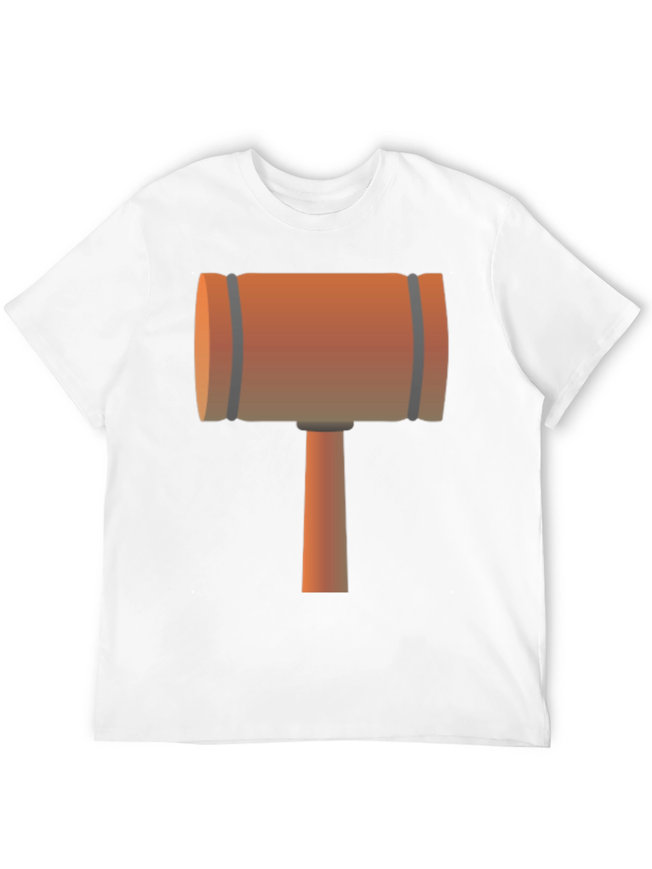 Cartoon Mallet Graphic Tee - Black