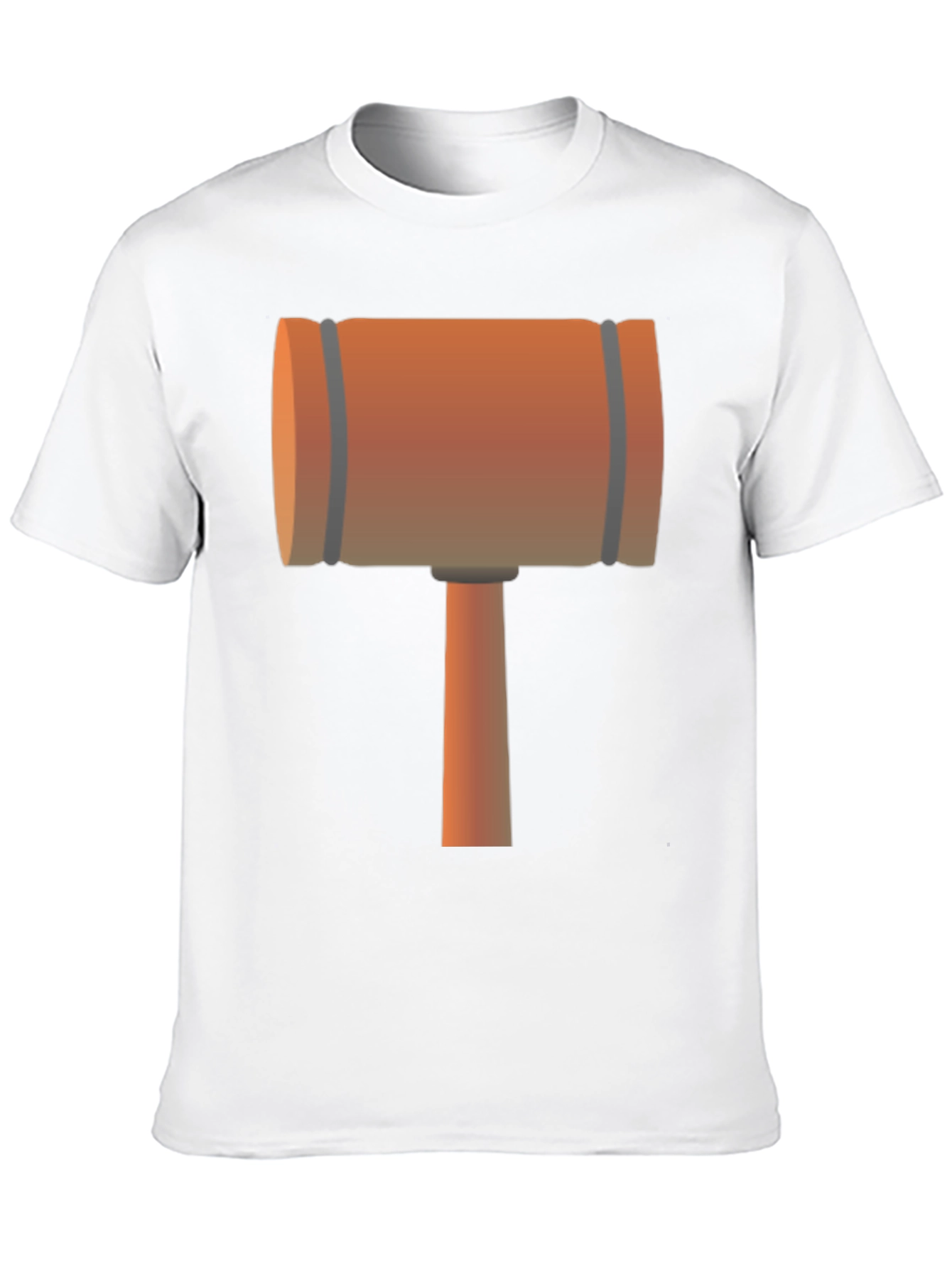 Cartoon Mallet Graphic Tee - Black