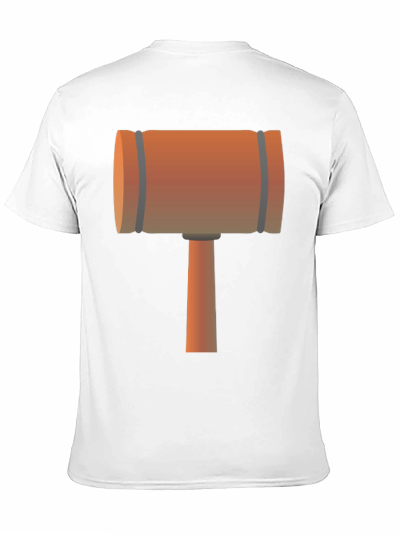 Cartoon Mallet Graphic Tee - Black