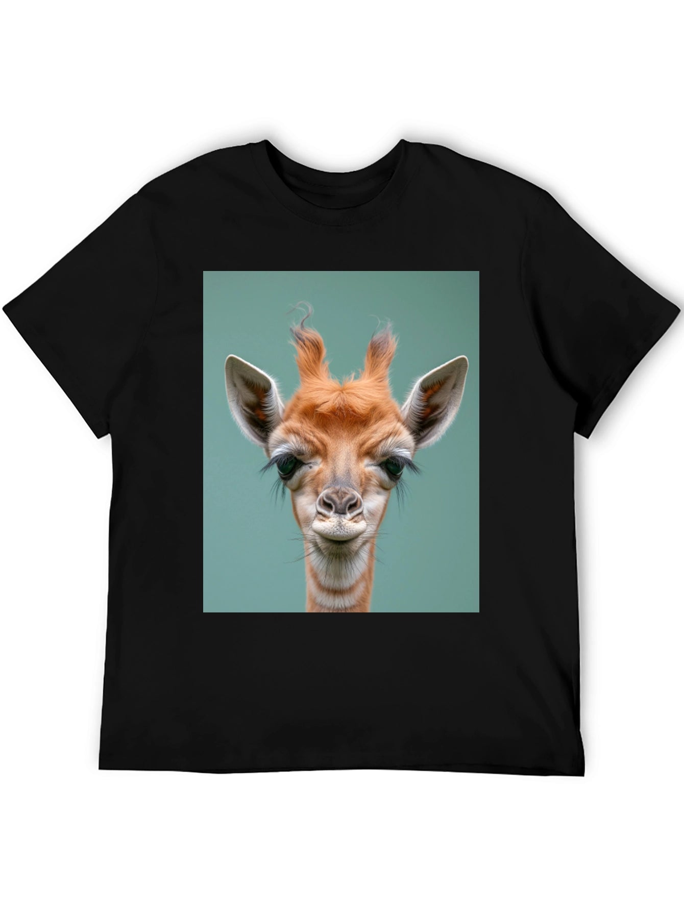 Giraffe Portrait Graphic Tee