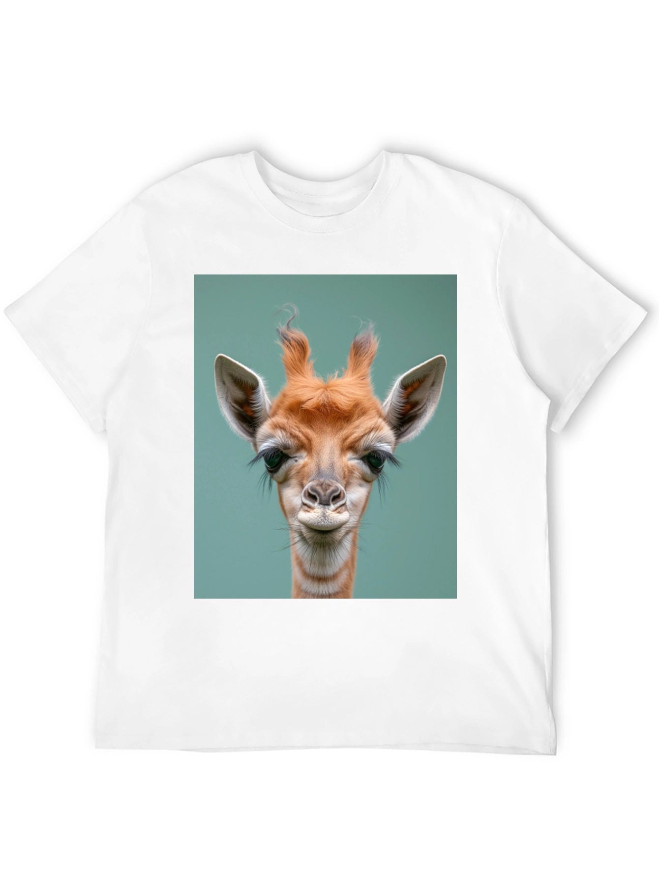 Giraffe Portrait Graphic Tee