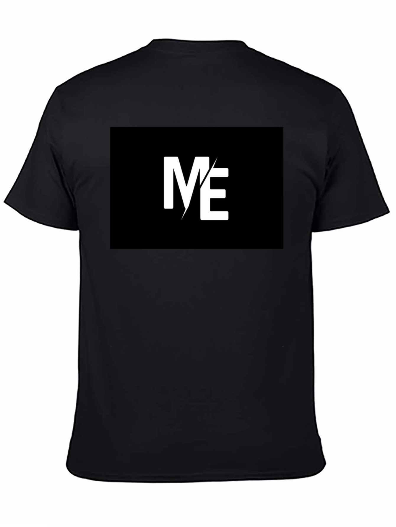 Stylish ME Graphic Black T-Shirt