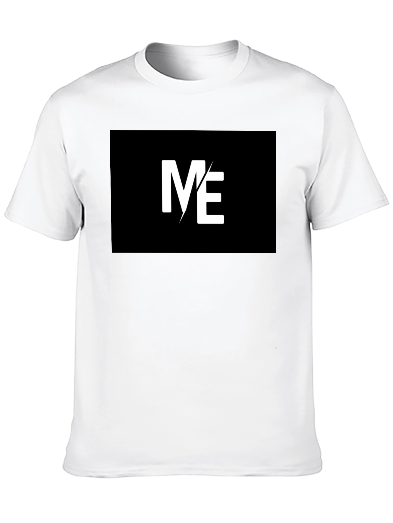 Stylish ME Graphic Black T-Shirt