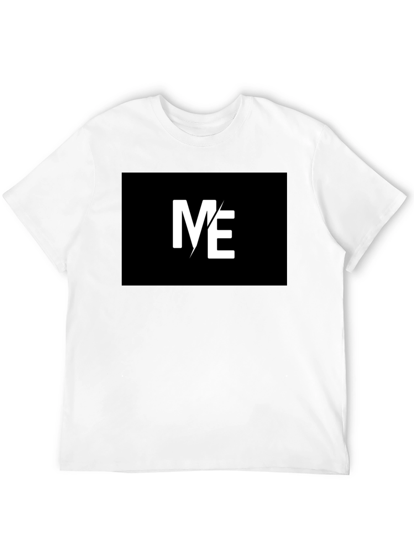 Stylish ME Graphic Black T-Shirt
