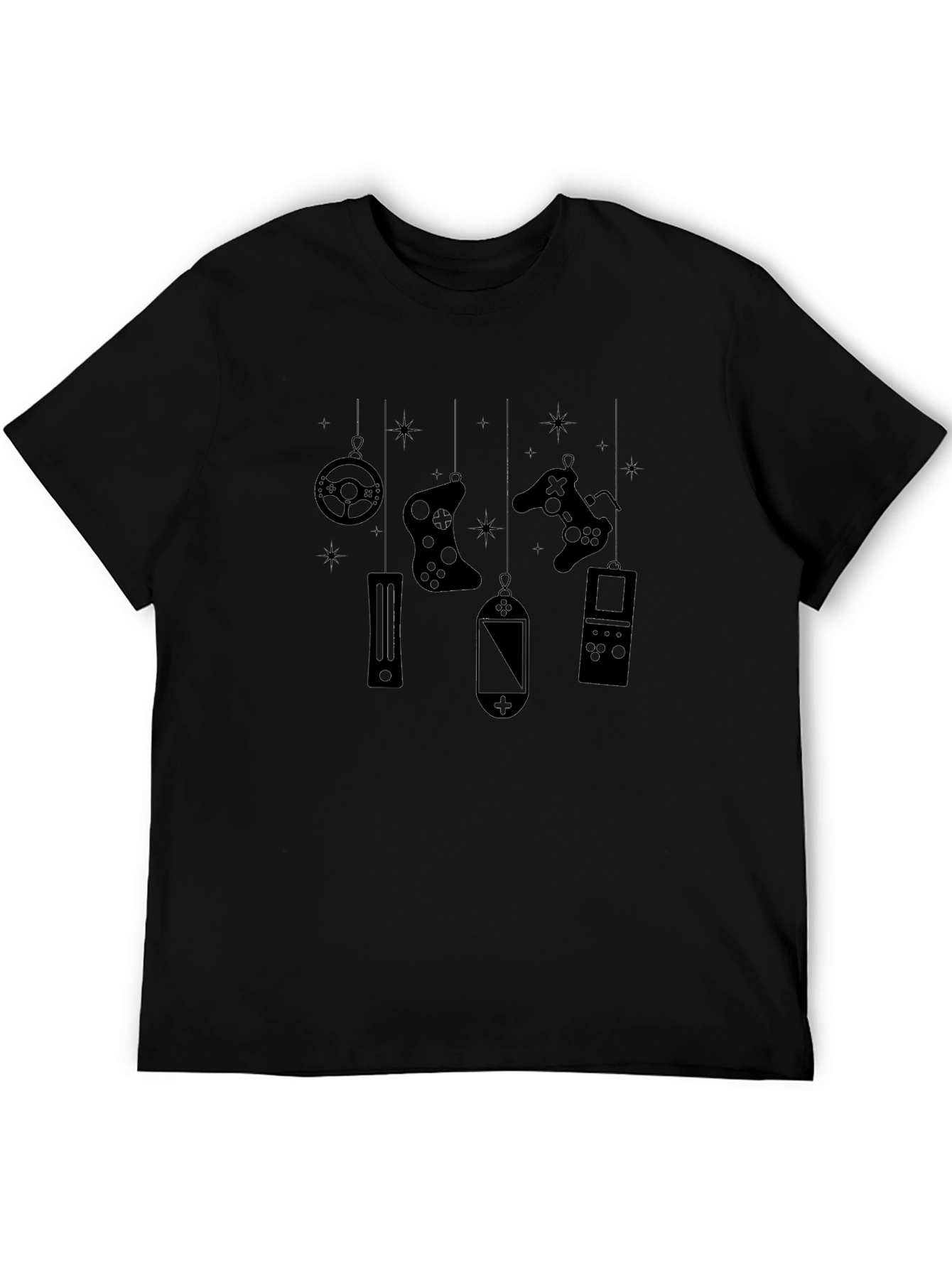 Gamer Ornament Black T-Shirt