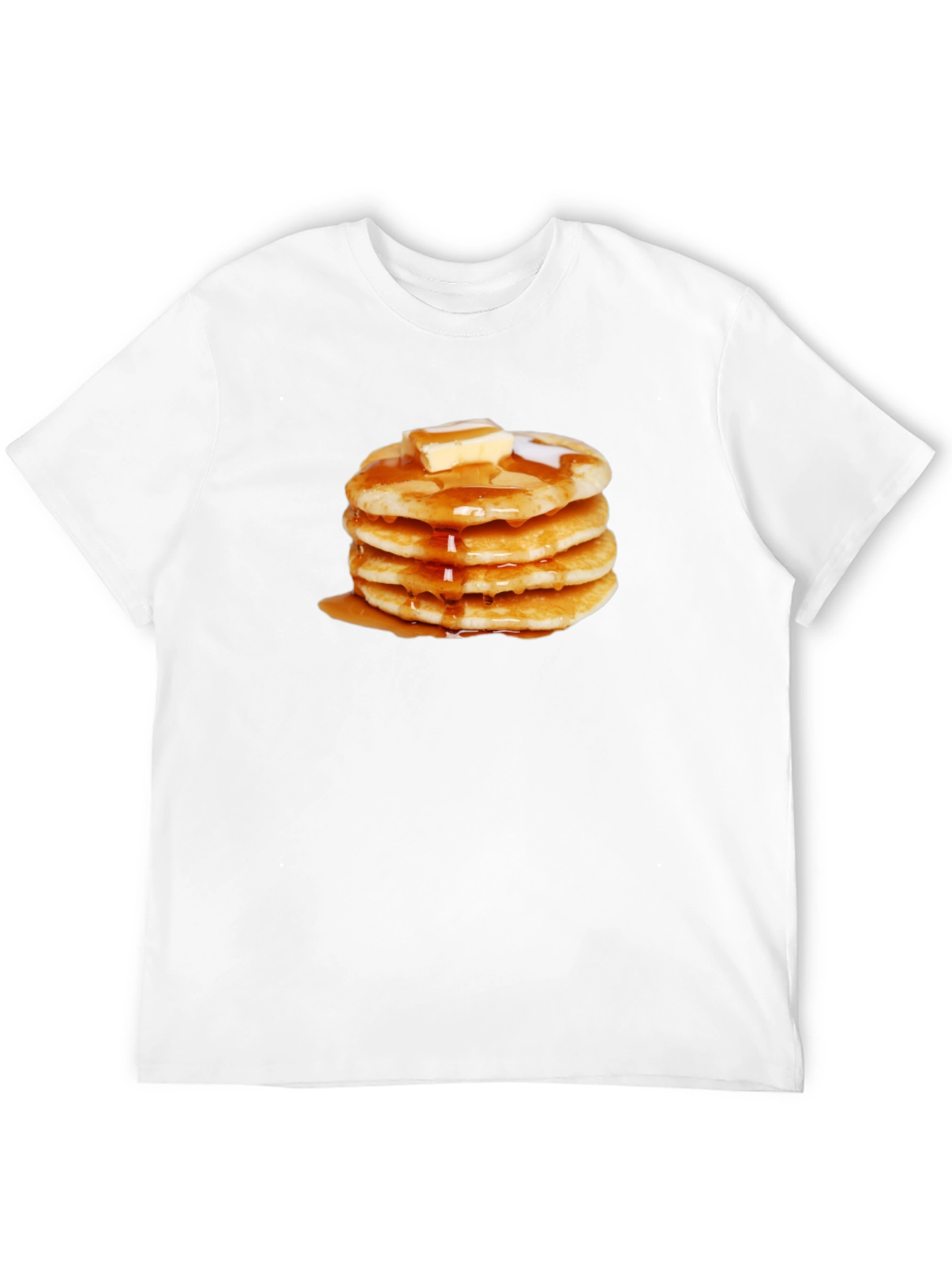 Pancake Stack Graphic Tee - Sweet Breakfast T-Shirt