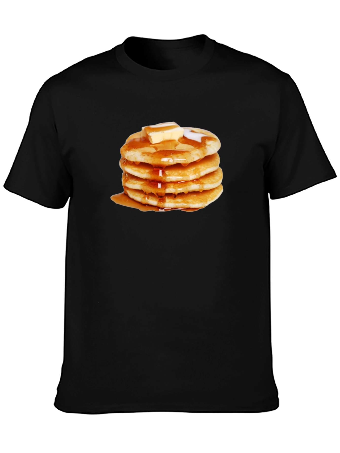 Pancake Stack Graphic Tee - Sweet Breakfast T-Shirt