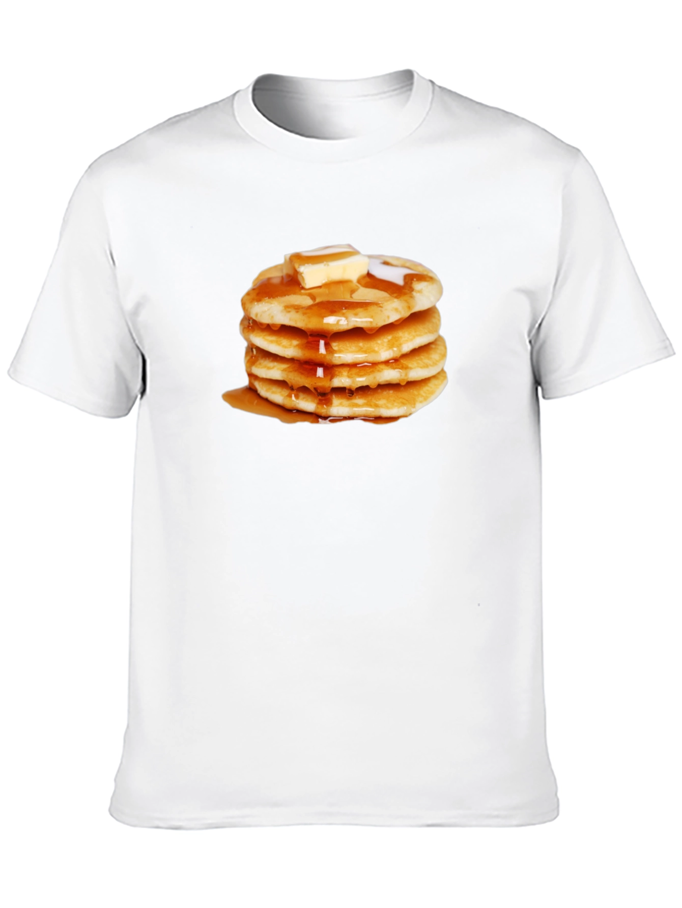 Pancake Stack Graphic Tee - Sweet Breakfast T-Shirt