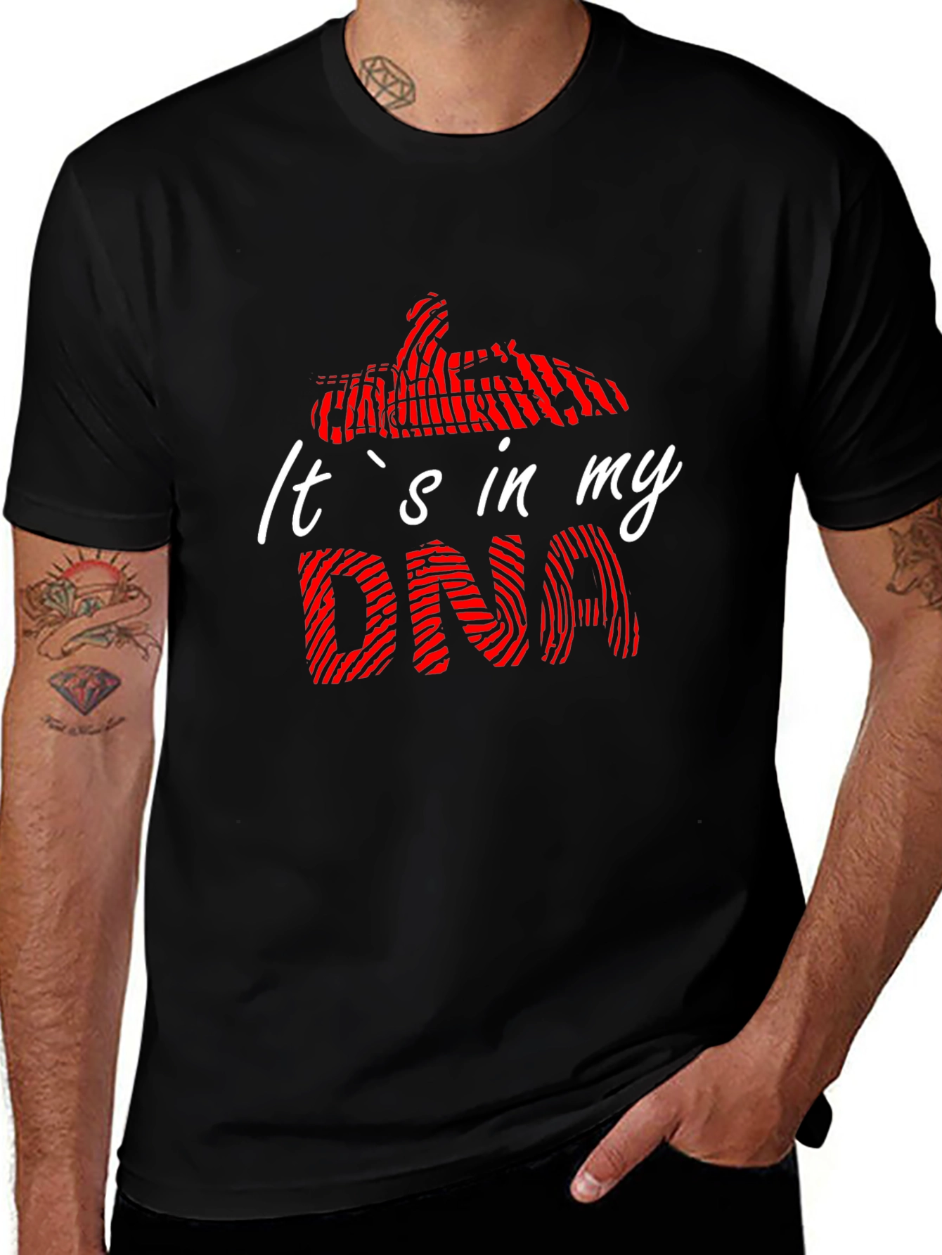 Its in my DNA Black T-Shirt