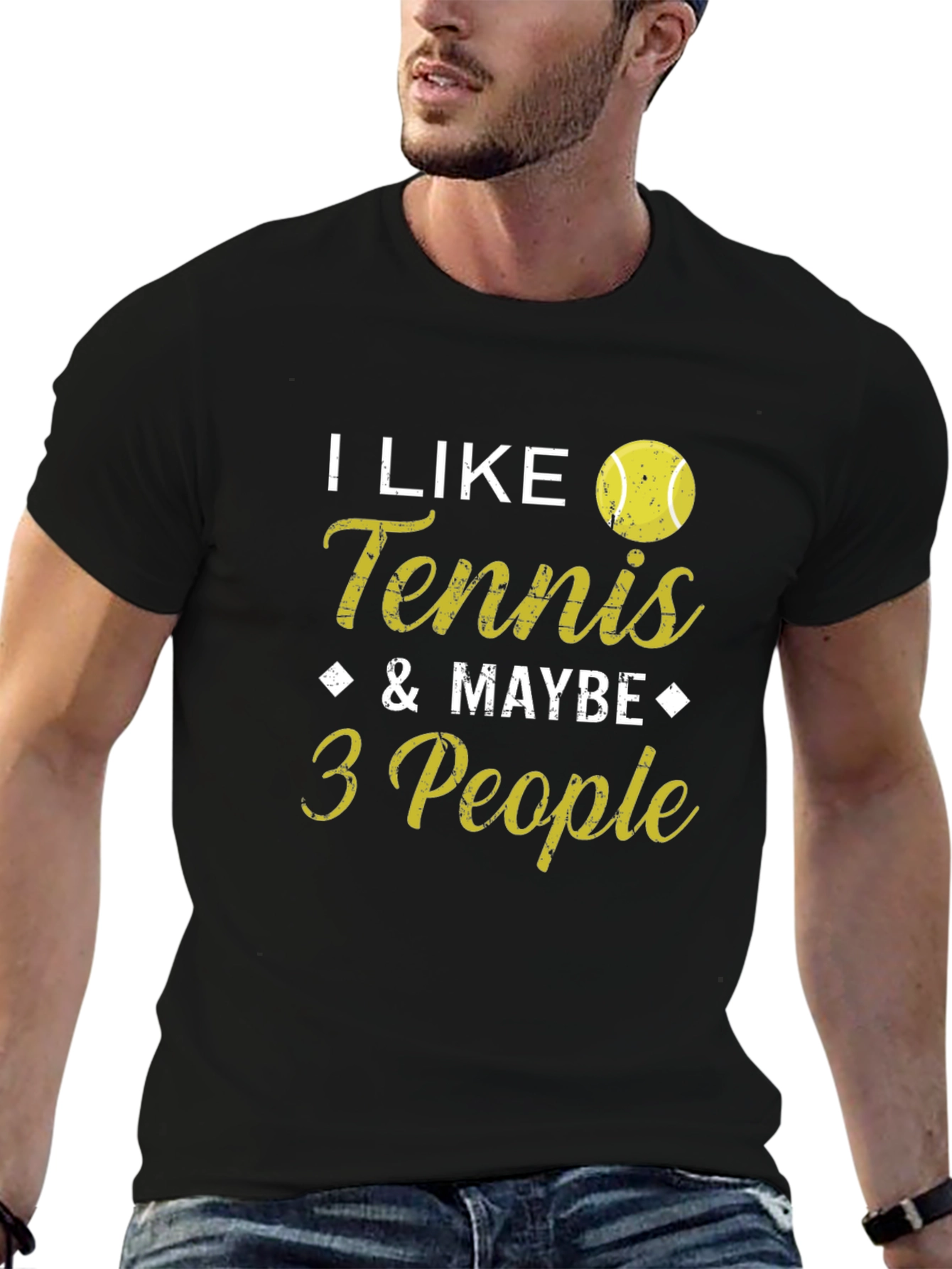 Funny Tennis Lover Graphic T-Shirt