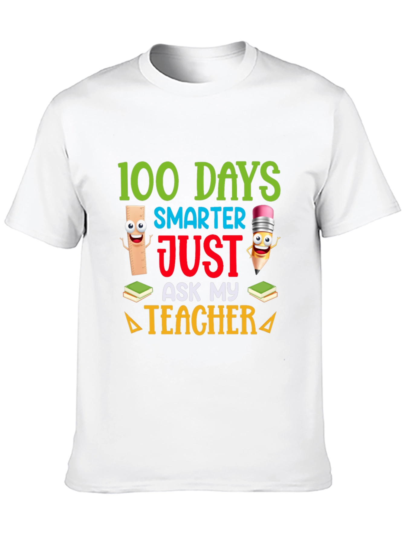 100 Days Smarter Teacher Graphic Tee