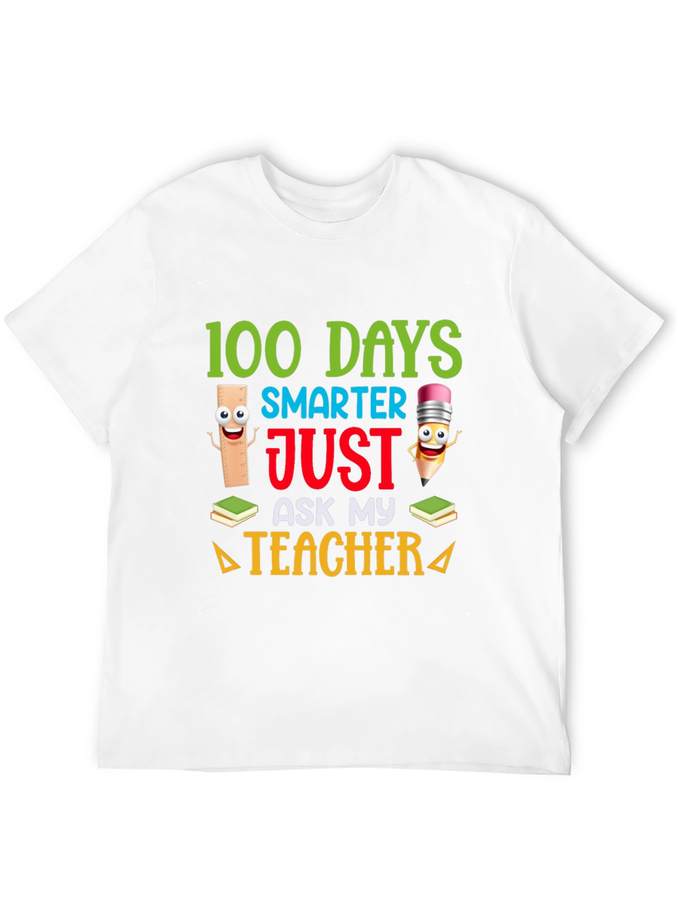 100 Days Smarter Teacher Graphic Tee