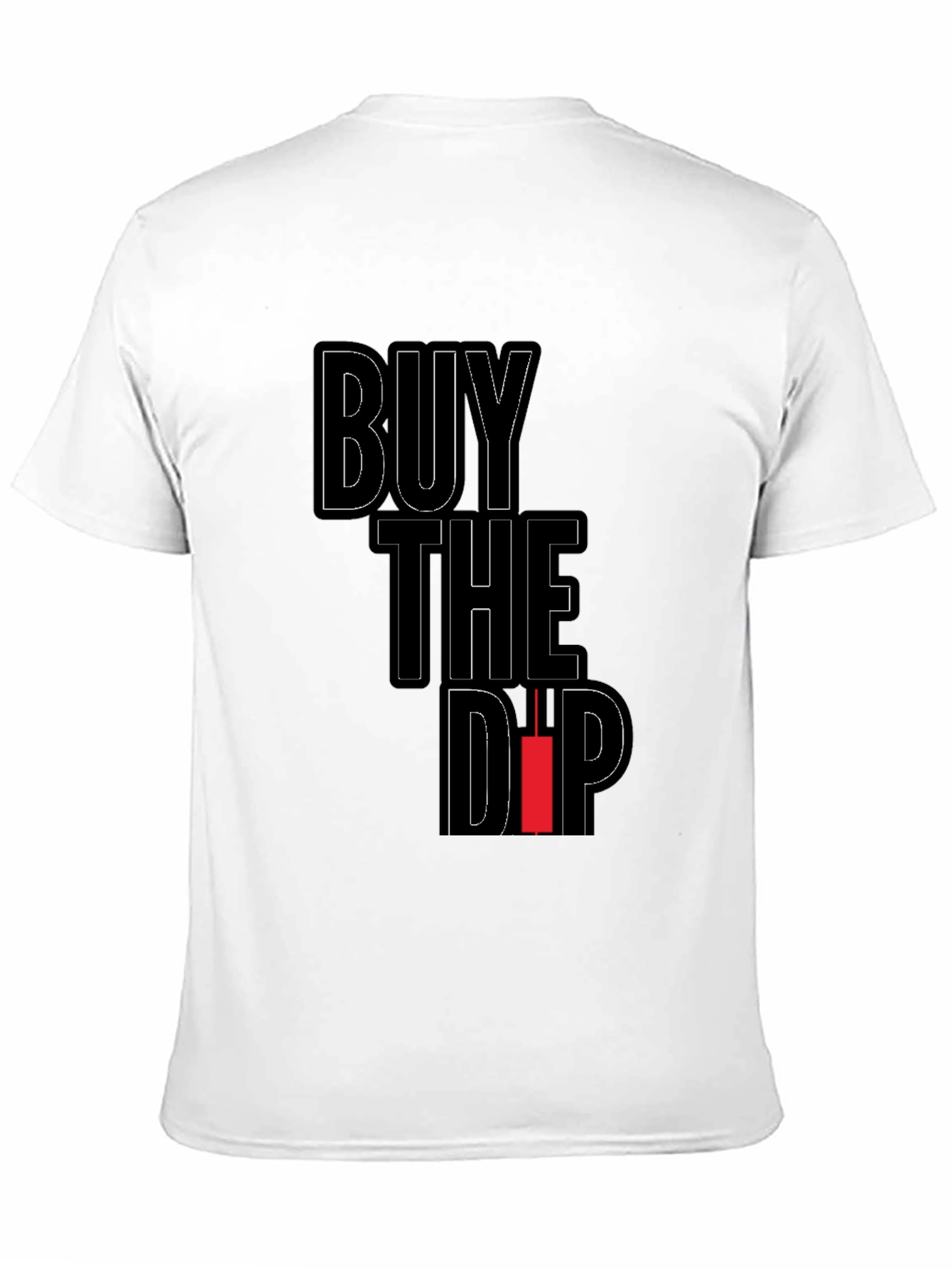 Buy the Dip Graphic T-Shirt - Black Crypto Tee