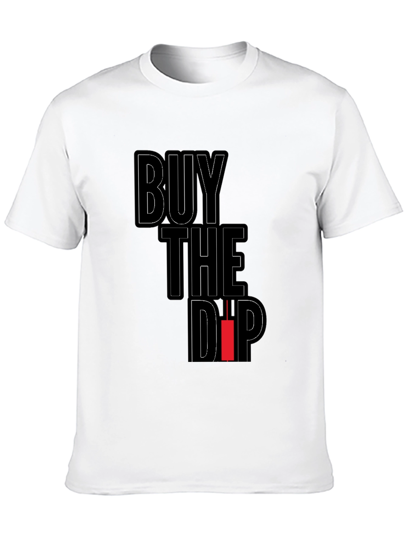 Buy the Dip Graphic T-Shirt - Black Crypto Tee