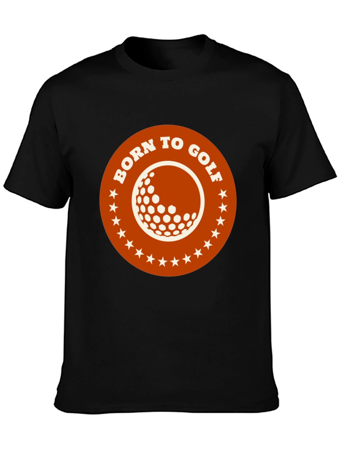 Born to Golf Graphic Tee - Black