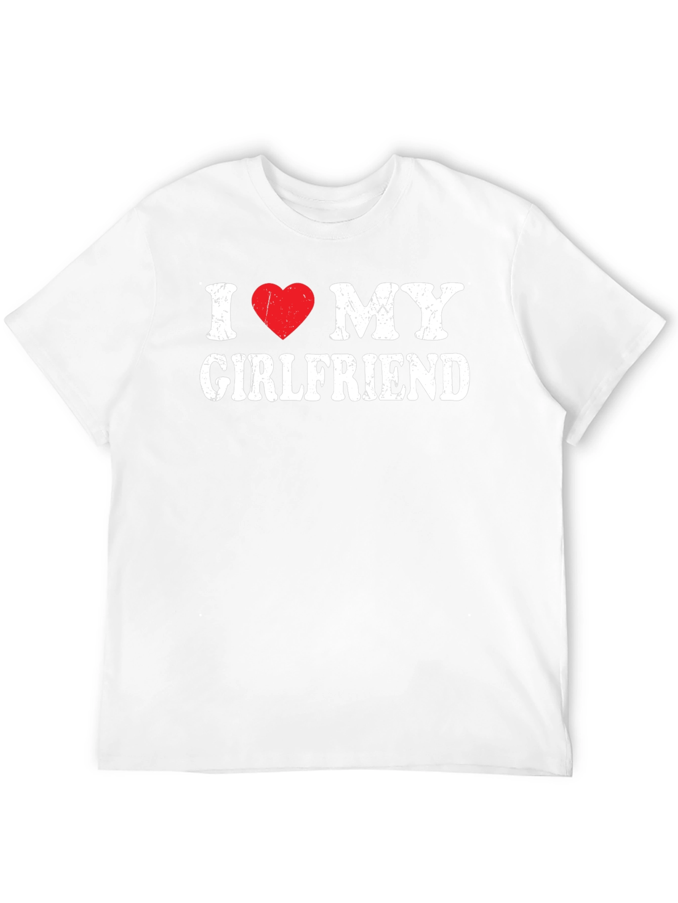 I Love My Girlfriend T-Shirt - Heart Graphic Tee