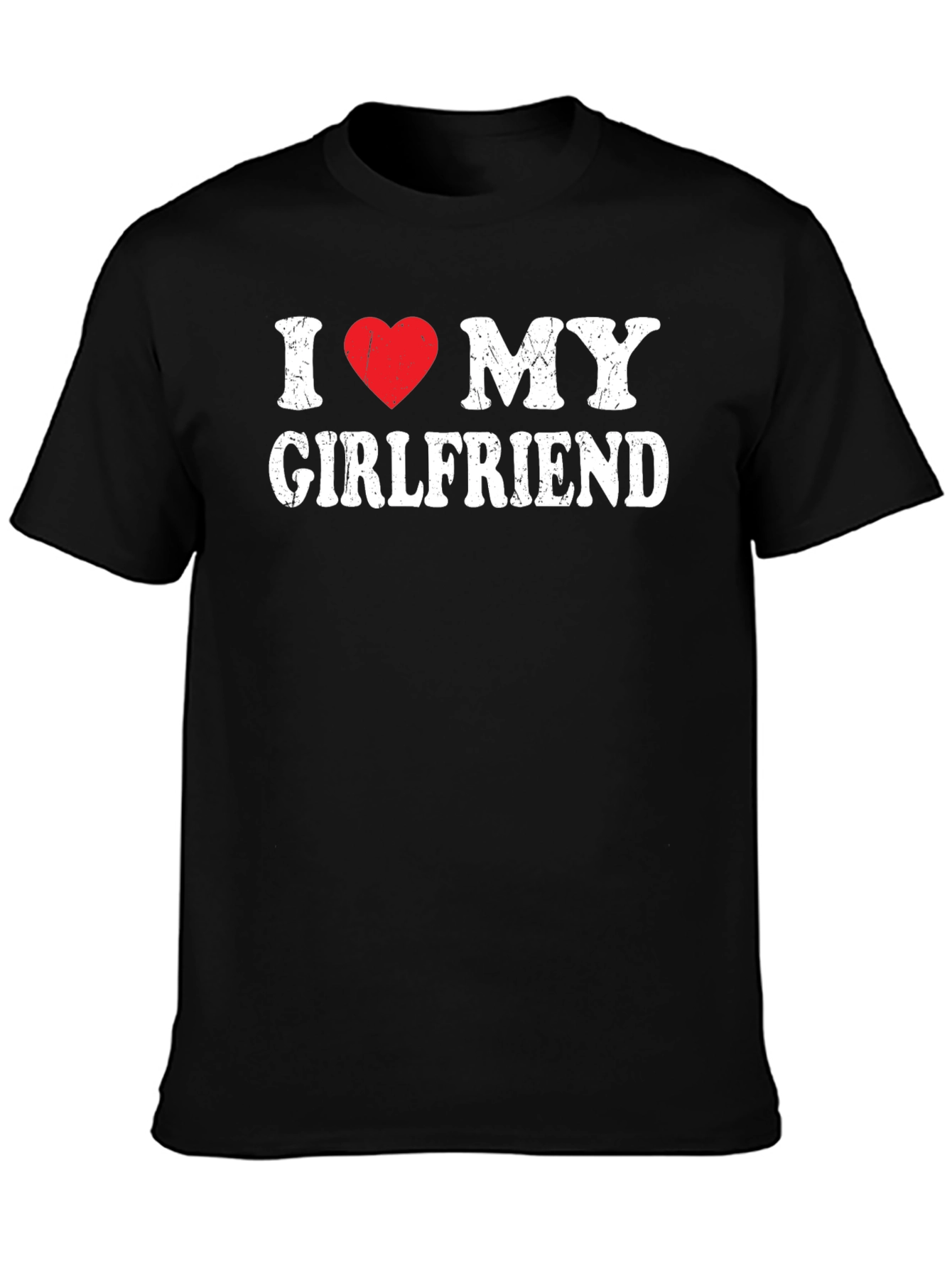 I Love My Girlfriend T-Shirt - Heart Graphic Tee