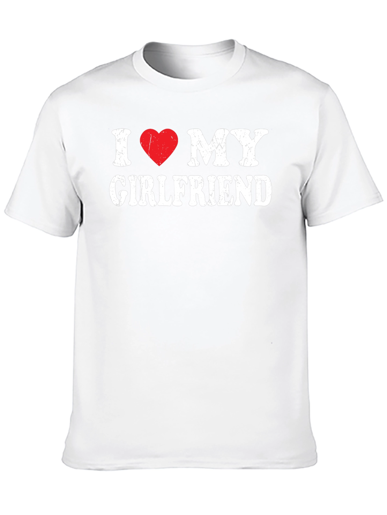 I Love My Girlfriend T-Shirt - Heart Graphic Tee