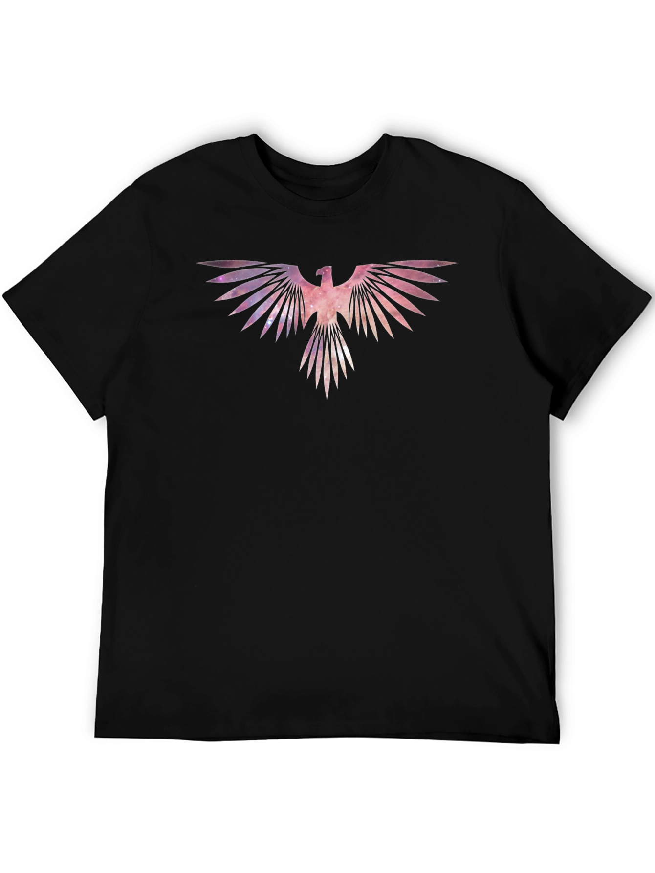 Galaxy Phoenix Graphic Tee - Black T-Shirt