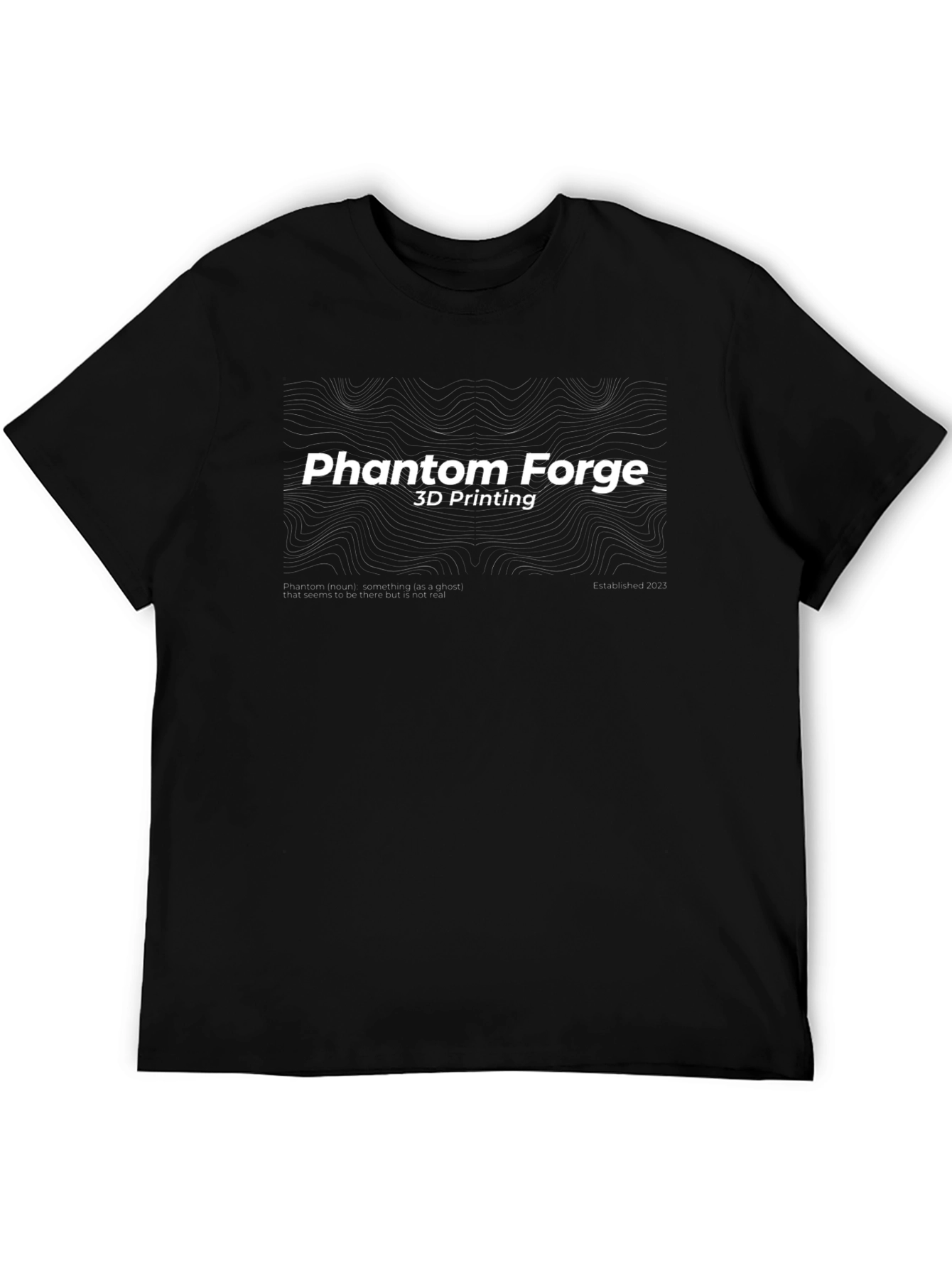Phantom Forge 3D Printing T-Shirt - Black